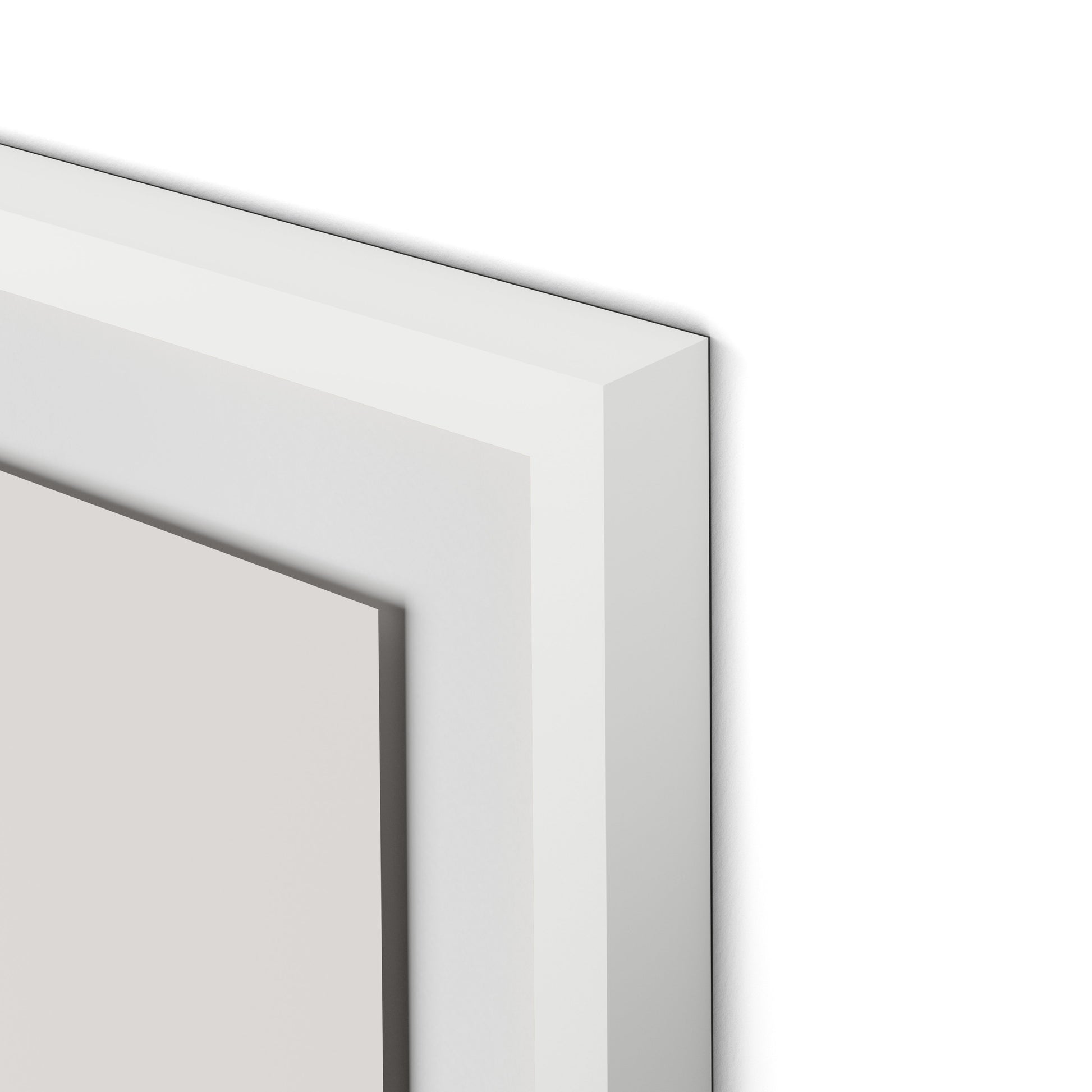 Minimal Boot Framed Paper / 26.5 x 32 in / White