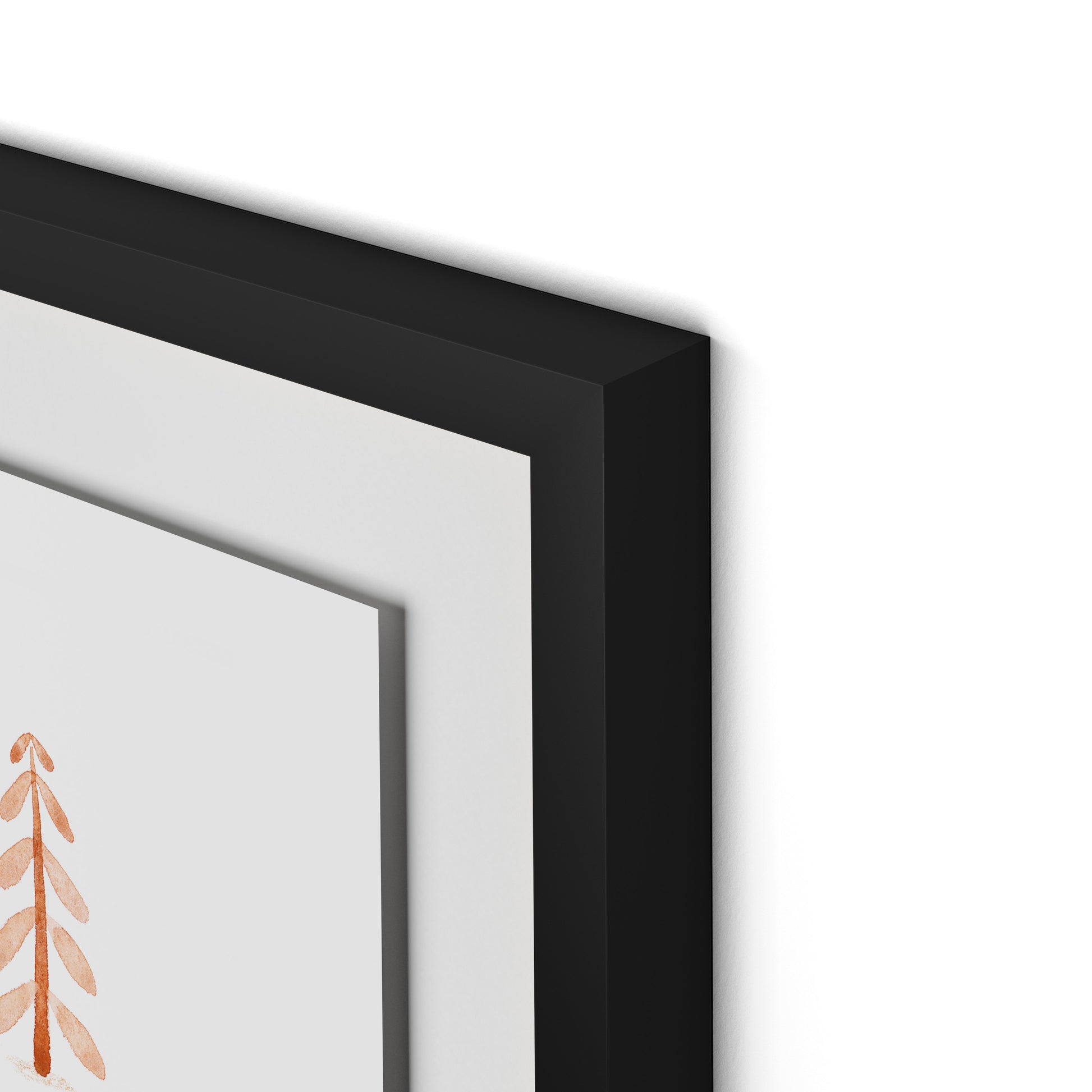Cozy Forest Framed Paper / 26.5 x 32 in / Black