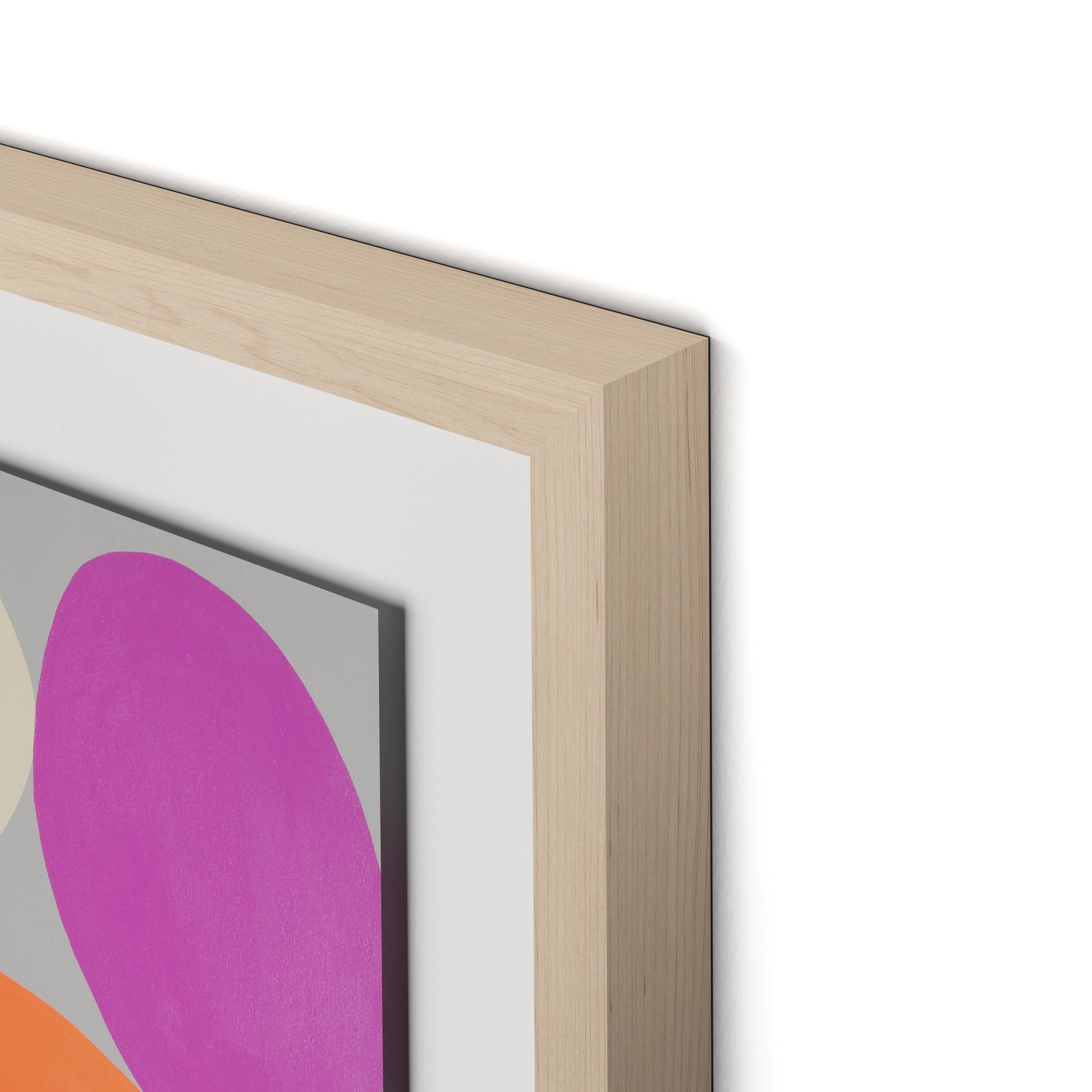 Playground Framed Paper / 24 x 32 in / Natural Maple