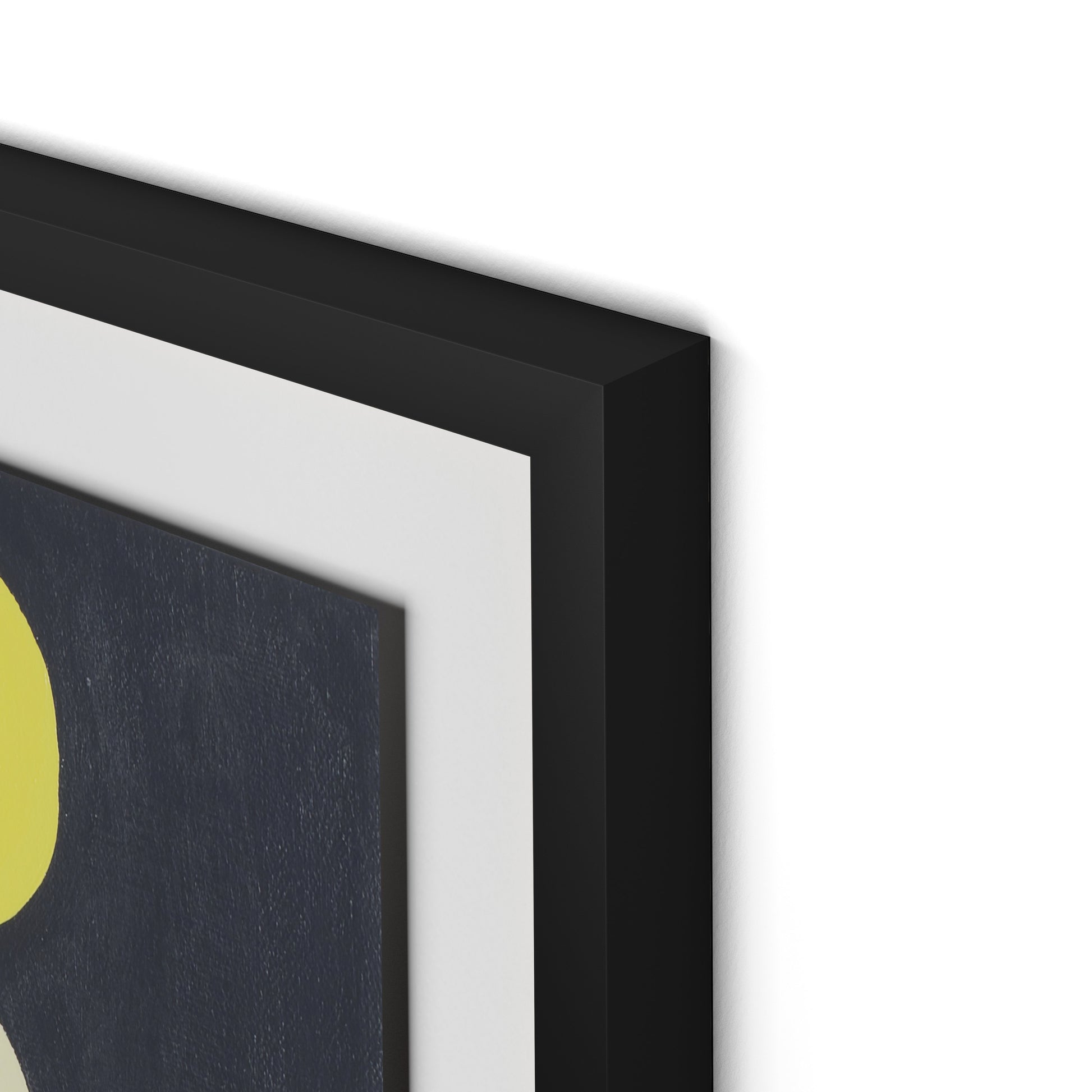 Citron Stack Framed Paper / 24 x 32 in / Black