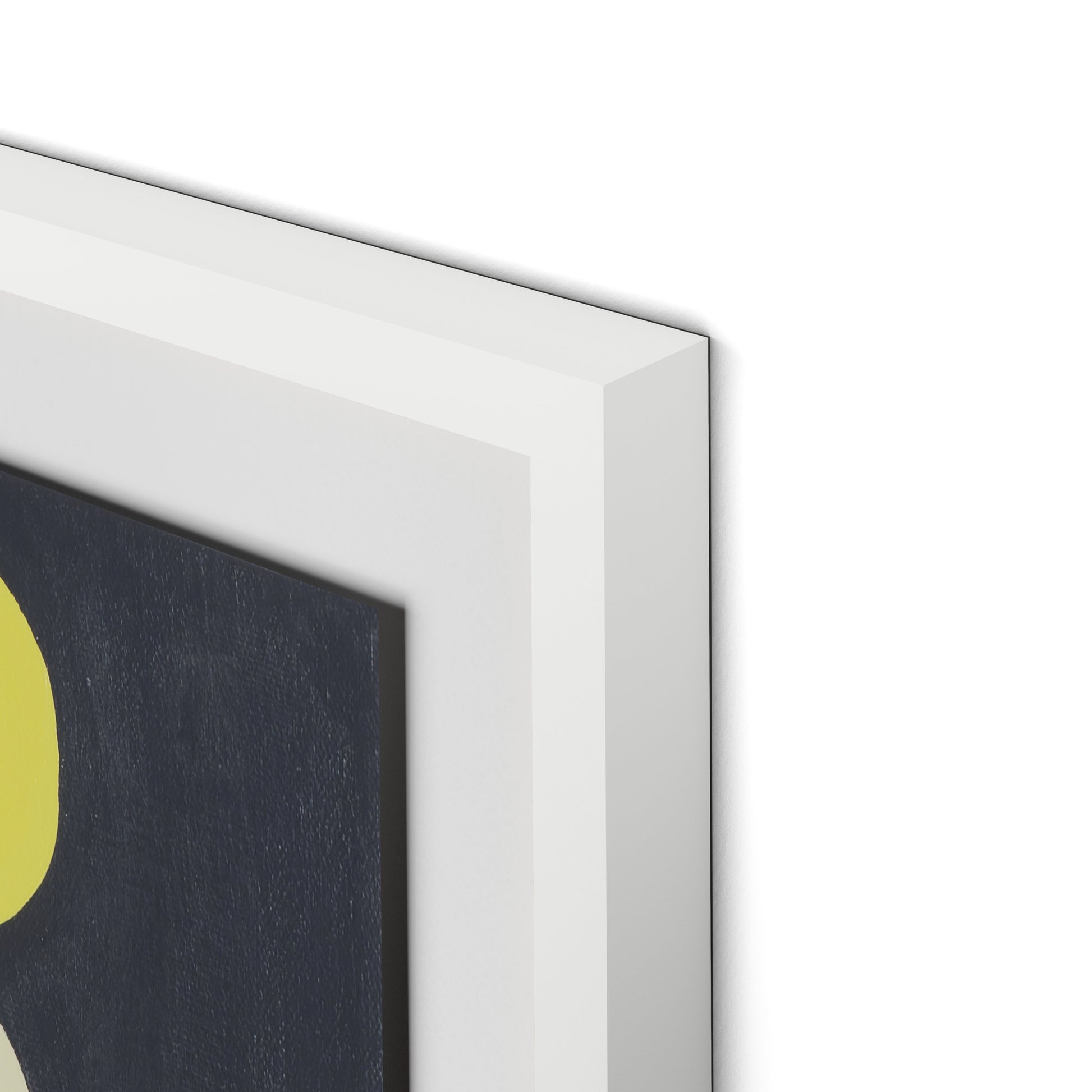 Citron Stack Framed Paper / 24 x 32 in / White