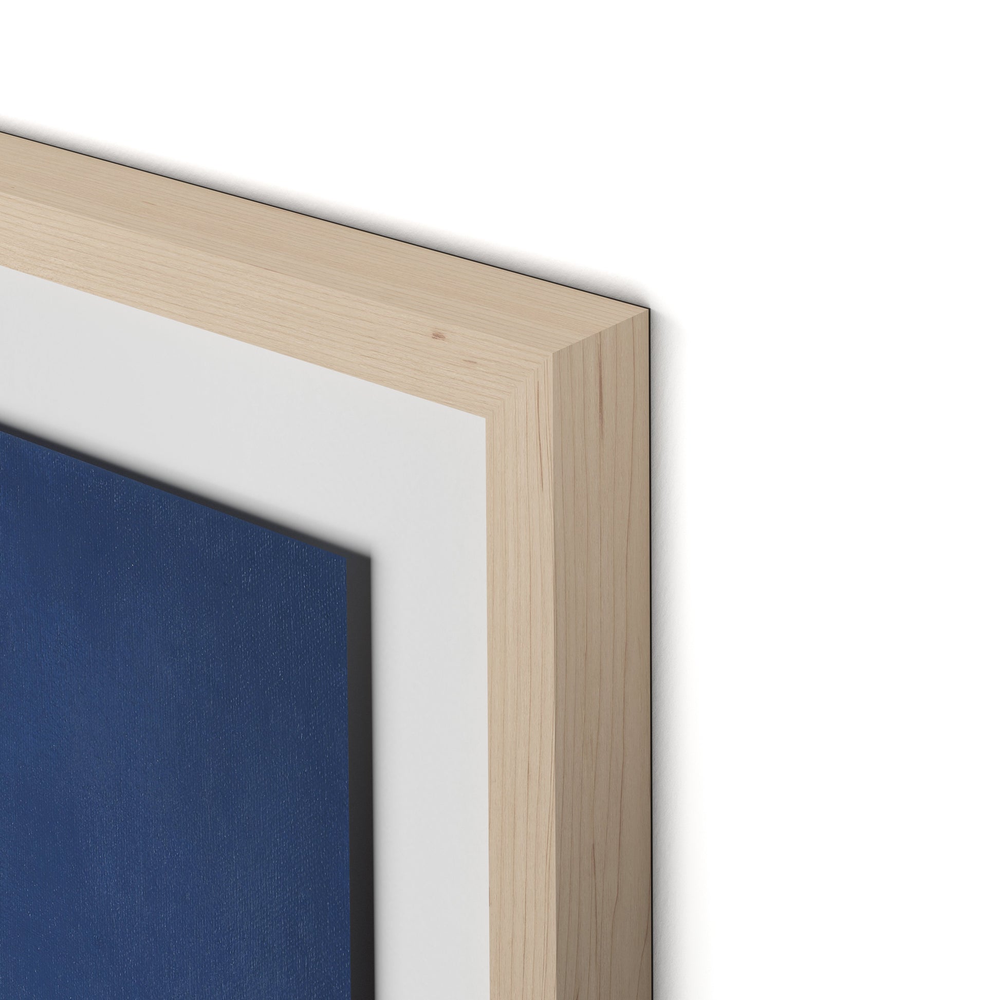 Boardwalk Stack Framed Paper / 27 x 32 in / Natural Maple