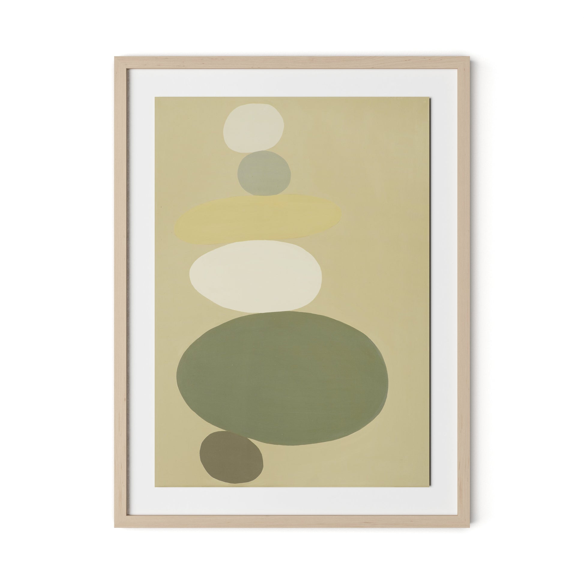 Evergreen II Framed Paper / 24 x 32 in / Natural Maple