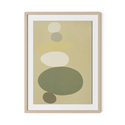 Evergreen II Framed Paper / 24 x 32 in / Natural Maple