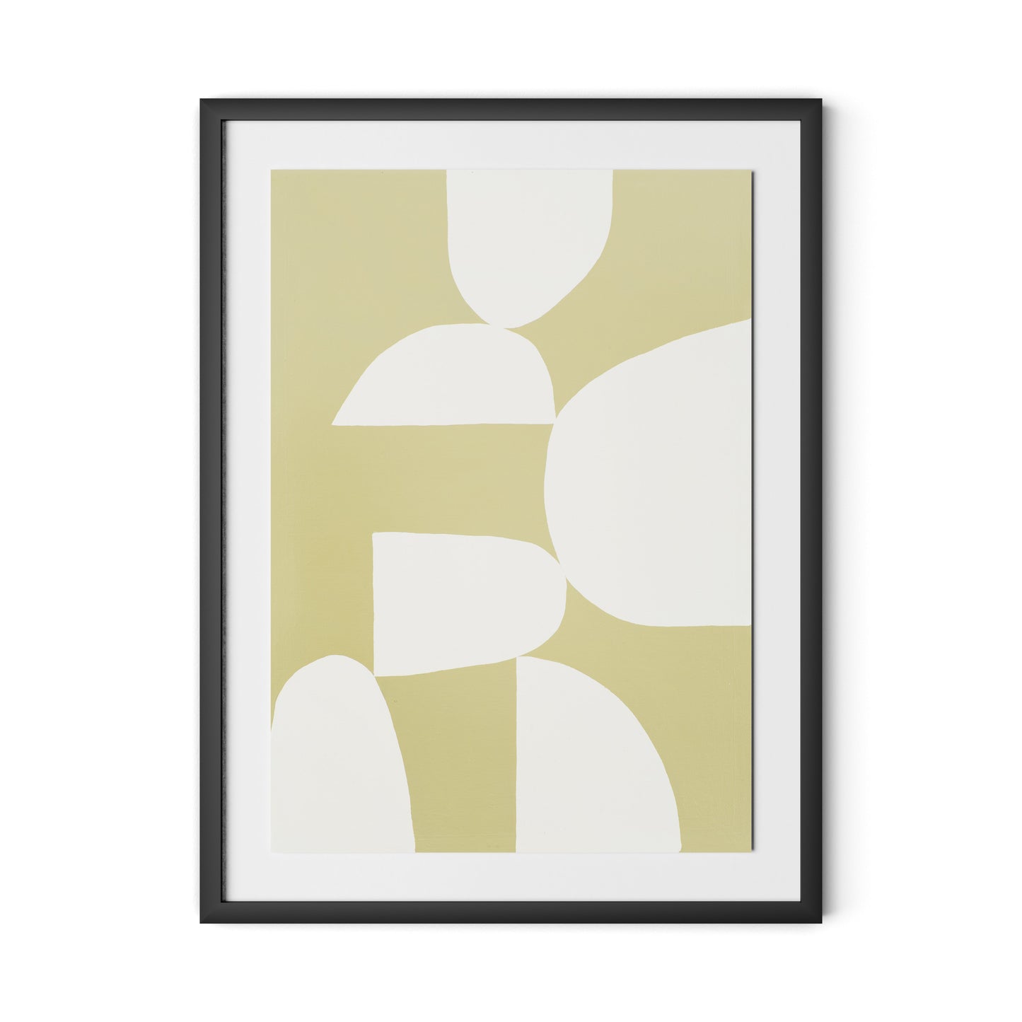 Meditation Sage Framed Paper / 24 x 32 in / Black