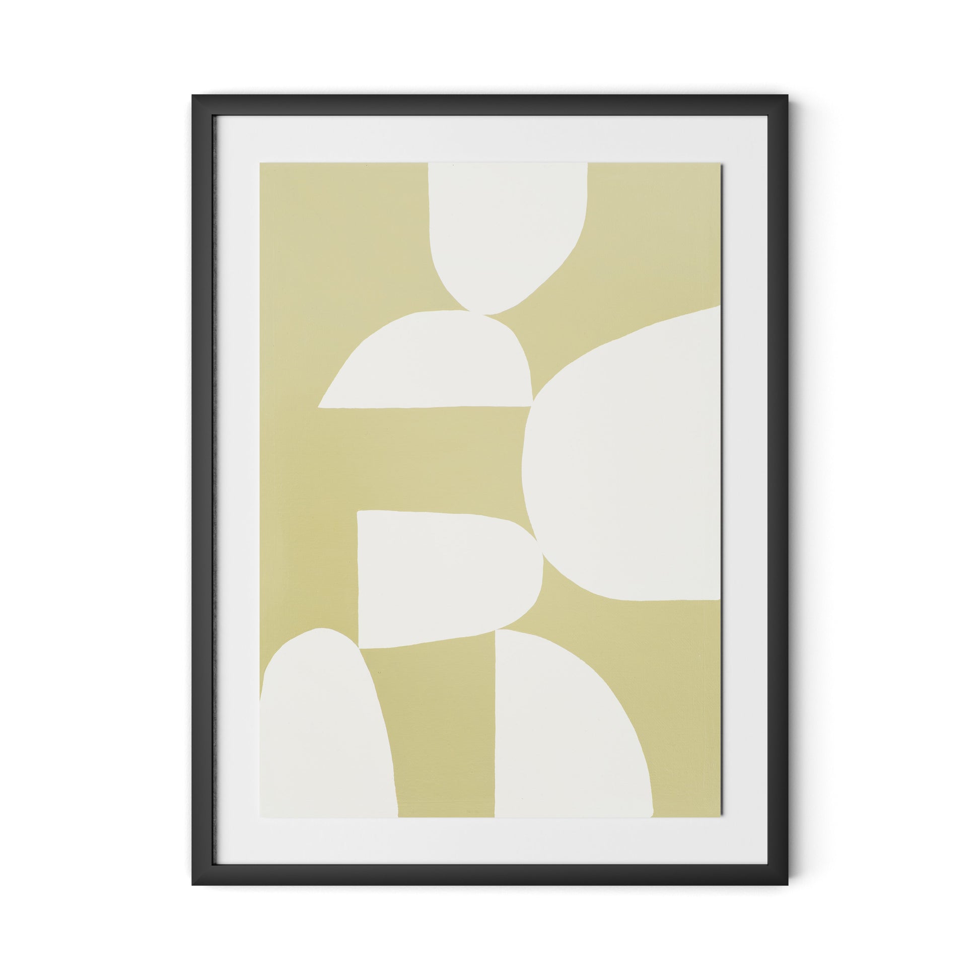 Meditation Sage Framed Paper / 24 x 32 in / Black