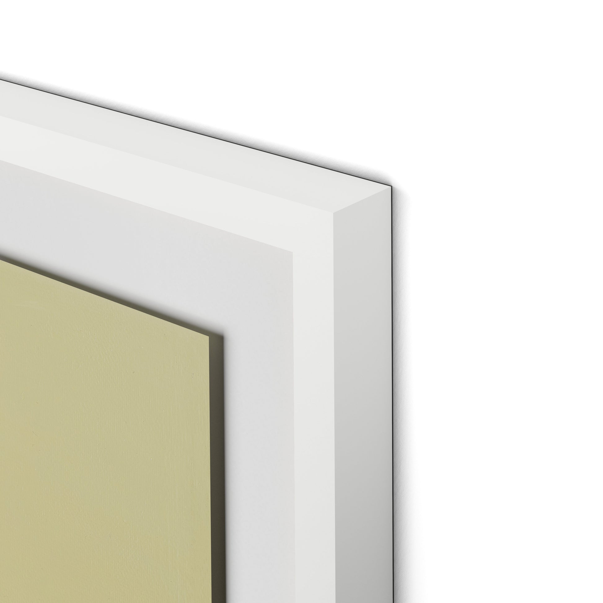 Meditation Sage Framed Paper / 24 x 32 in / White