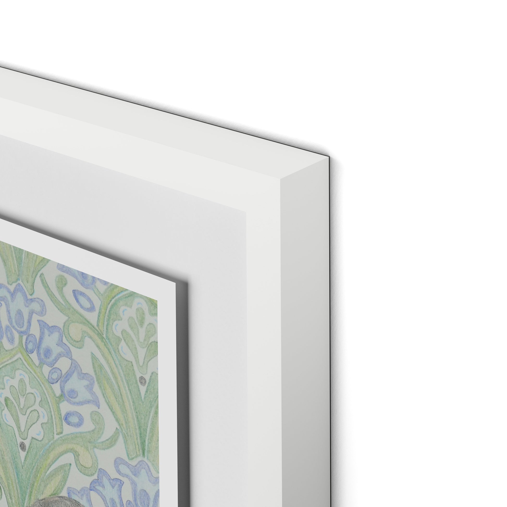 Here Hare Here Framed Paper / 18 x 24 in / White