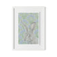 Here Hare Here Framed Paper / 18 x 24 in / White