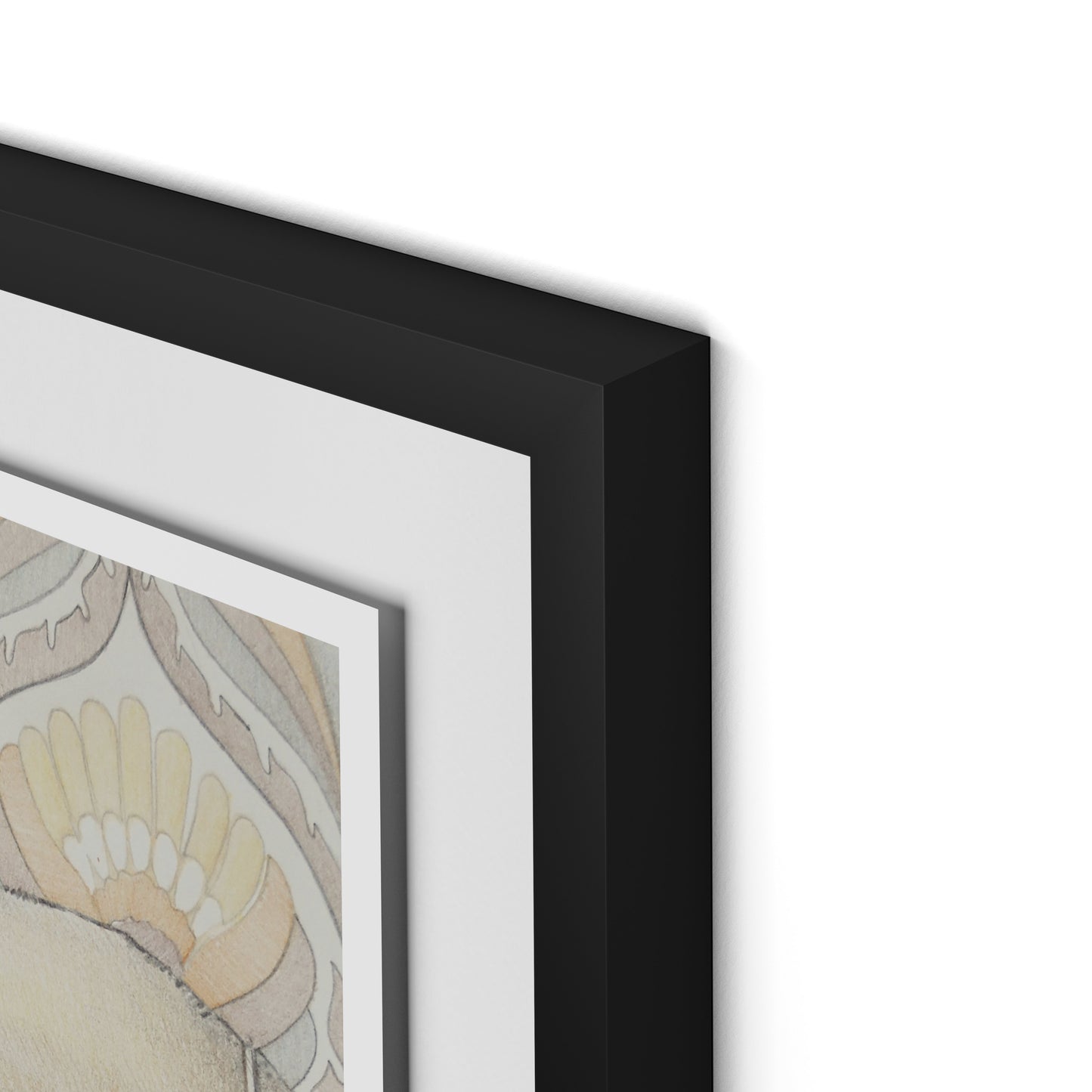 Akhal Teke Framed Paper / 18 x 24 in / Black