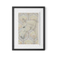 Akhal Teke Framed Paper / 18 x 24 in / Black