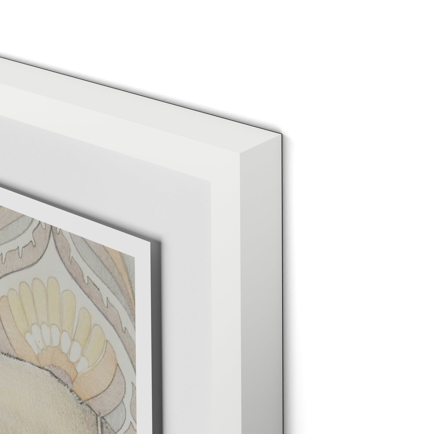 Akhal Teke Framed Paper / 18 x 24 in / White