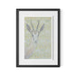 Gazelle Green Framed Paper / 18 x 24 in / Black