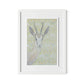 Gazelle Green Framed Paper / 18 x 24 in / White