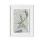 Woodland King Framed Paper / 18 x 24 in / White