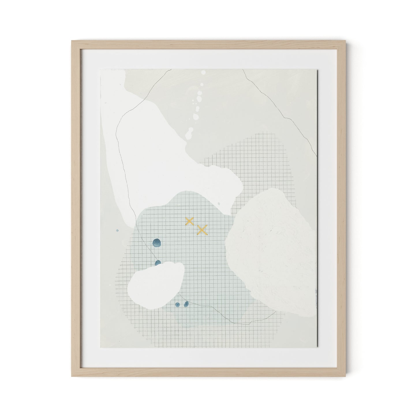 NotArchitecture 2.4 Framed Paper / 26 x 32 in / Natural Maple