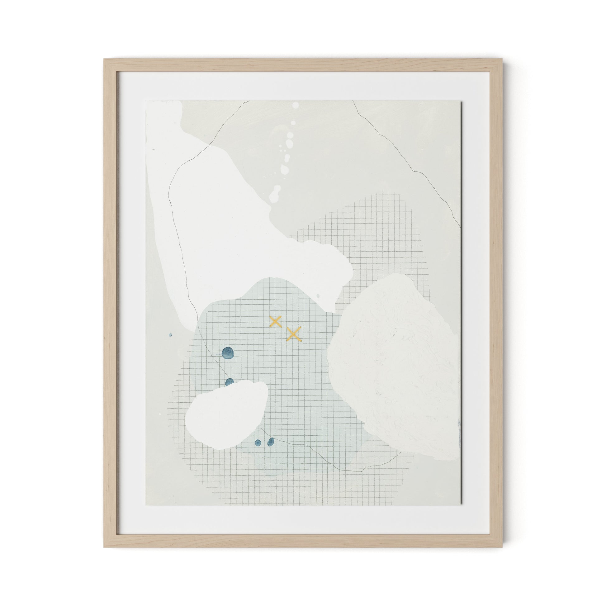 NotArchitecture 2.4 Framed Paper / 26 x 32 in / Natural Maple