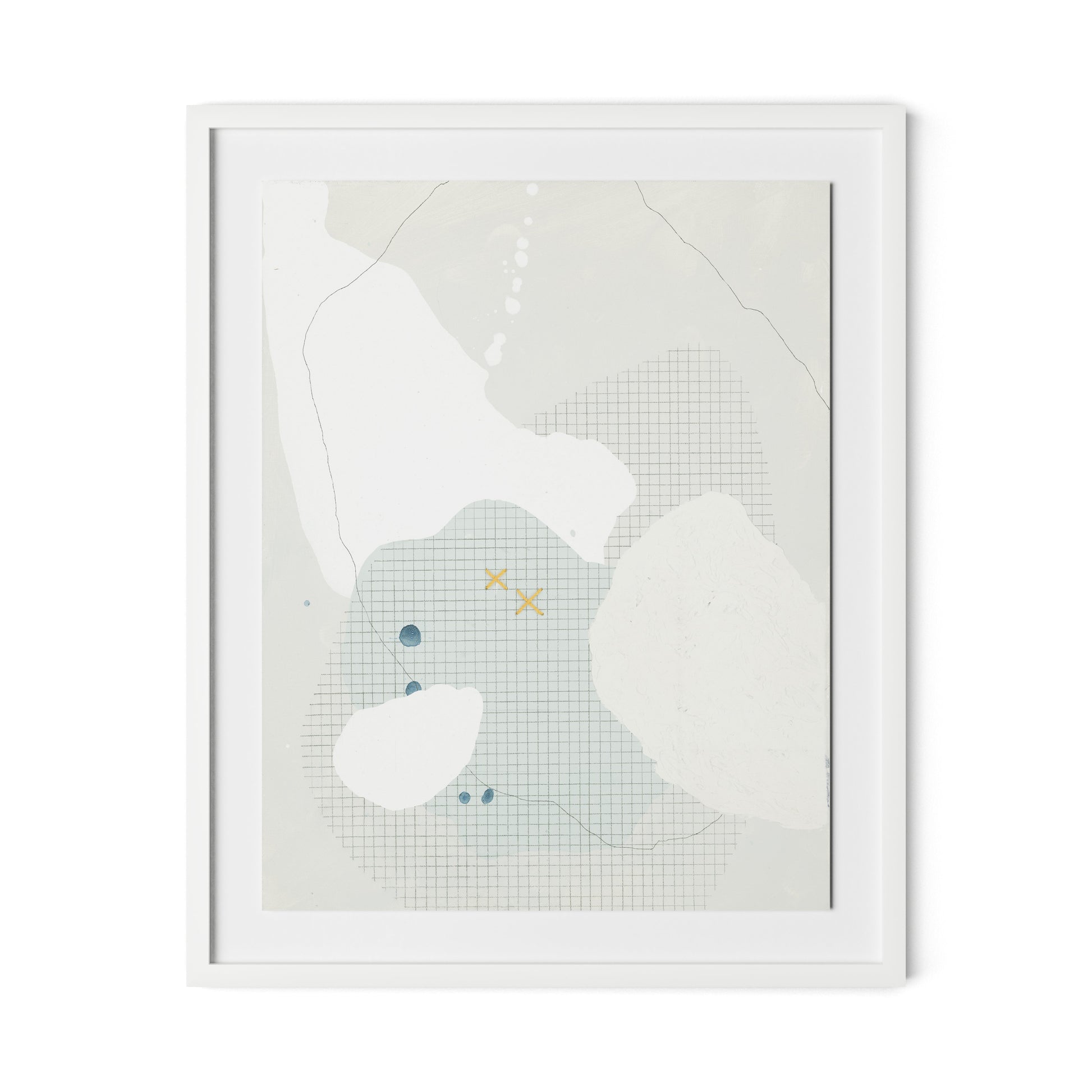 NotArchitecture 2.4 Framed Paper / 26 x 32 in / White