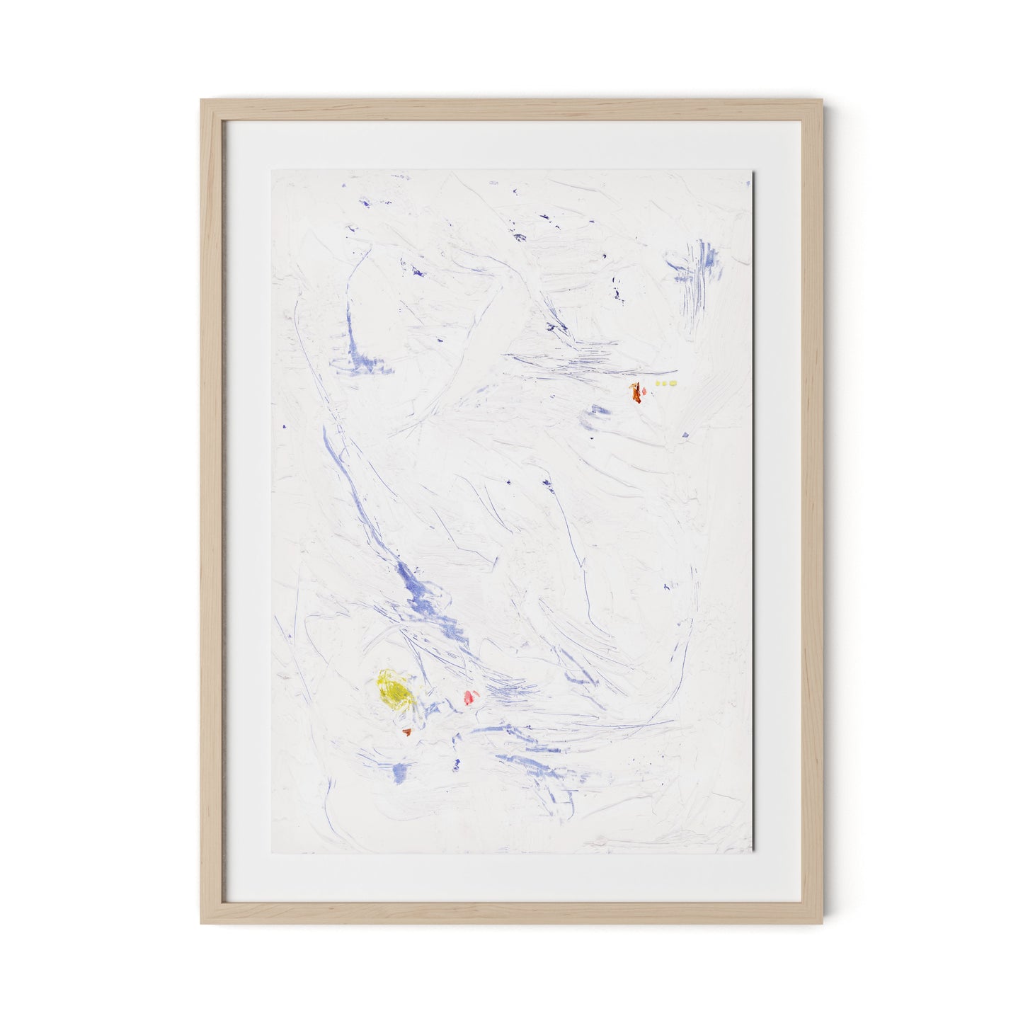 I Cannot Be Broken Framed Paper / 24 x 32 in / Natural Maple