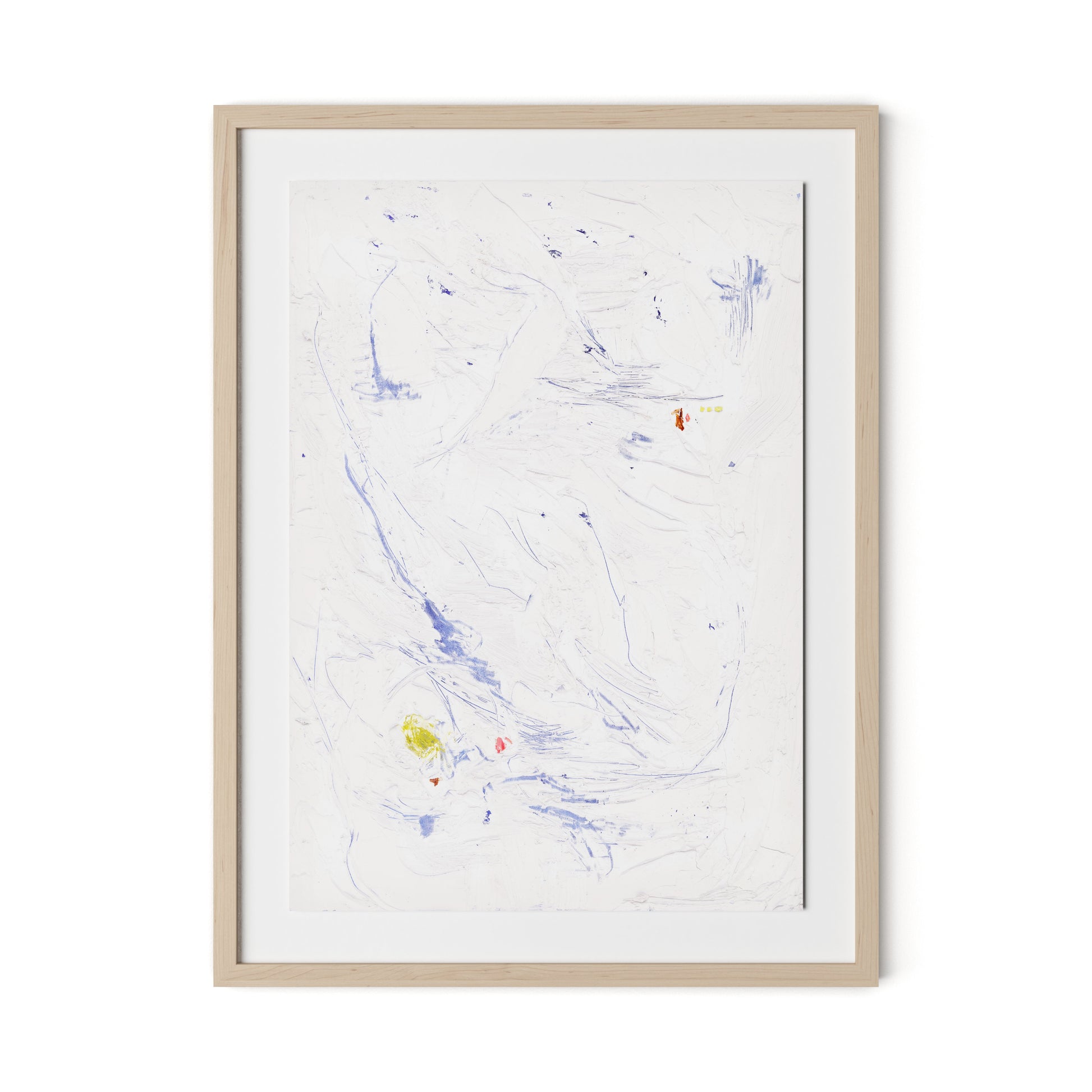 I Cannot Be Broken Framed Paper / 24 x 32 in / Natural Maple