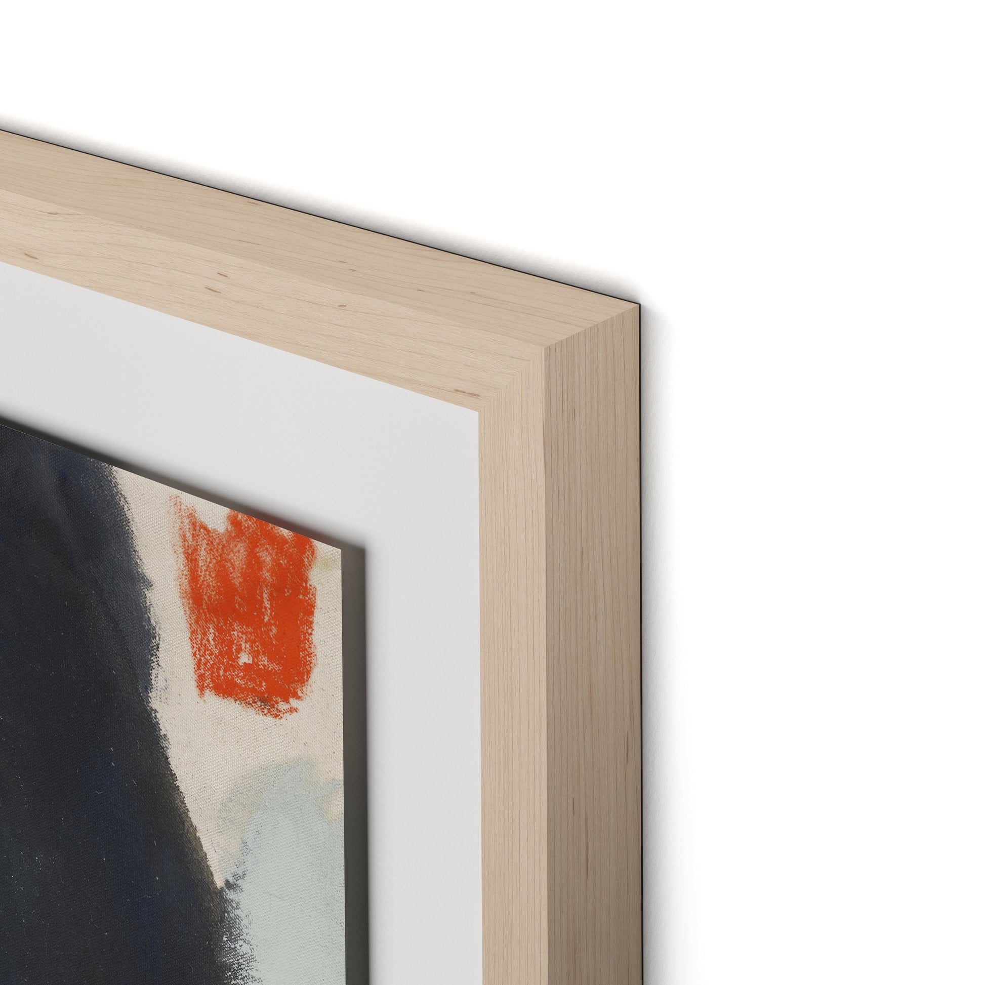 The Ole Boot Framed Paper / 24 x 32 in / Natural Maple