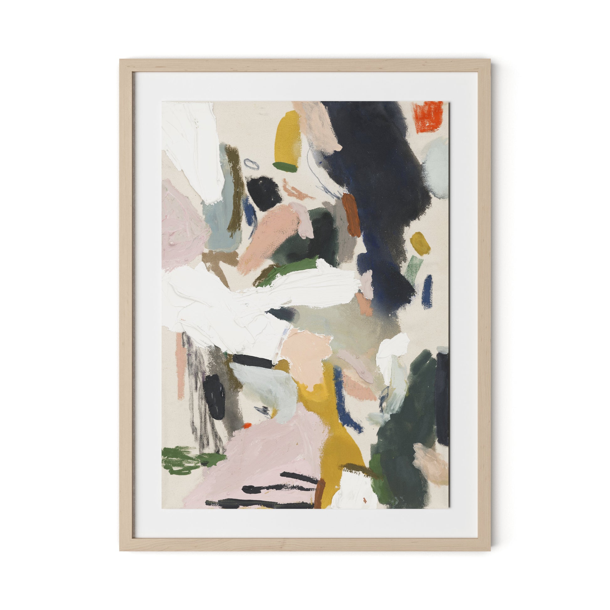 The Ole Boot Framed Paper / 24 x 32 in / Natural Maple