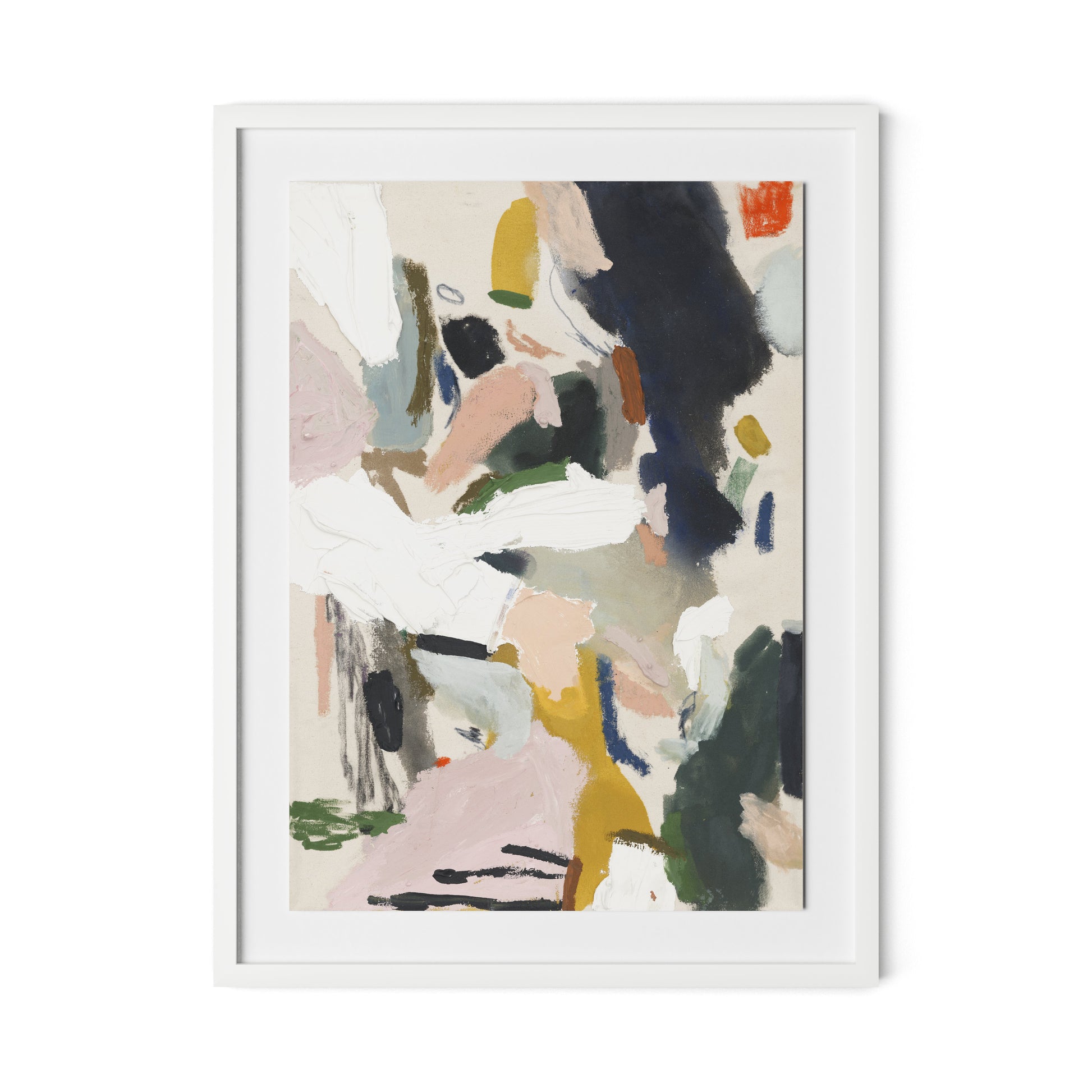 The Ole Boot Framed Paper / 24 x 32 in / White