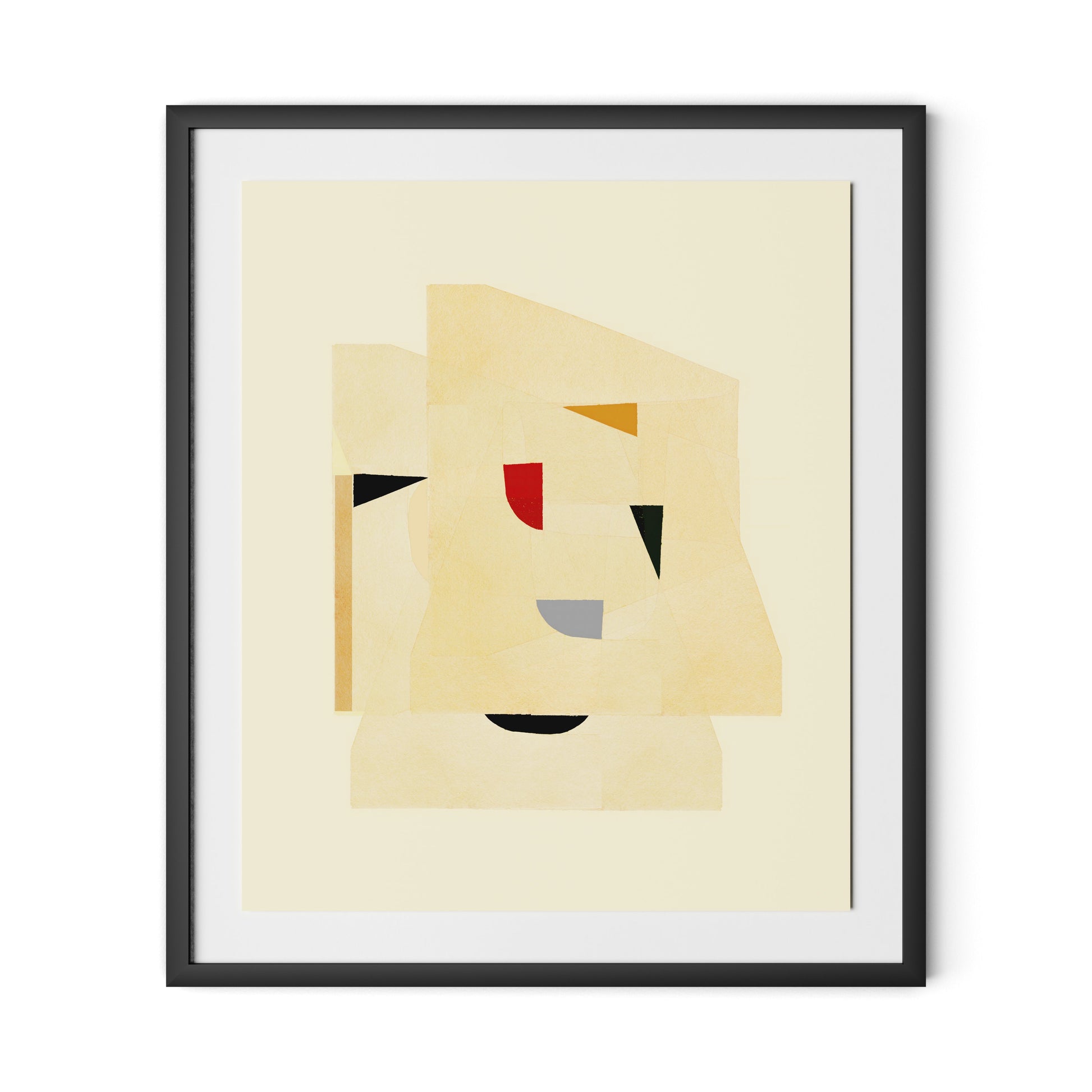 Dance Study 7 Framed Paper / 27.5 x 32 in / Black