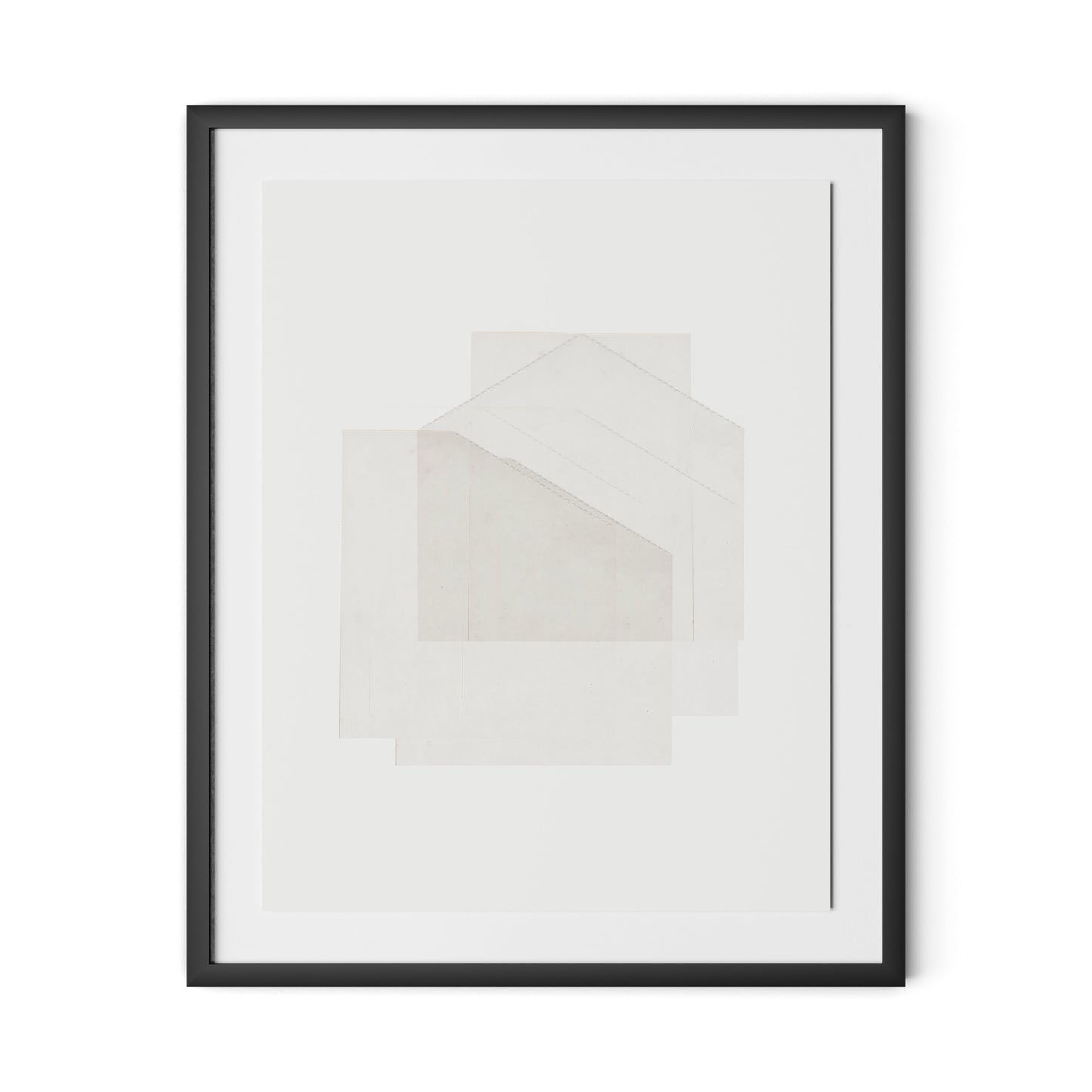 Box Framed Paper / 26 x 32 in / Black