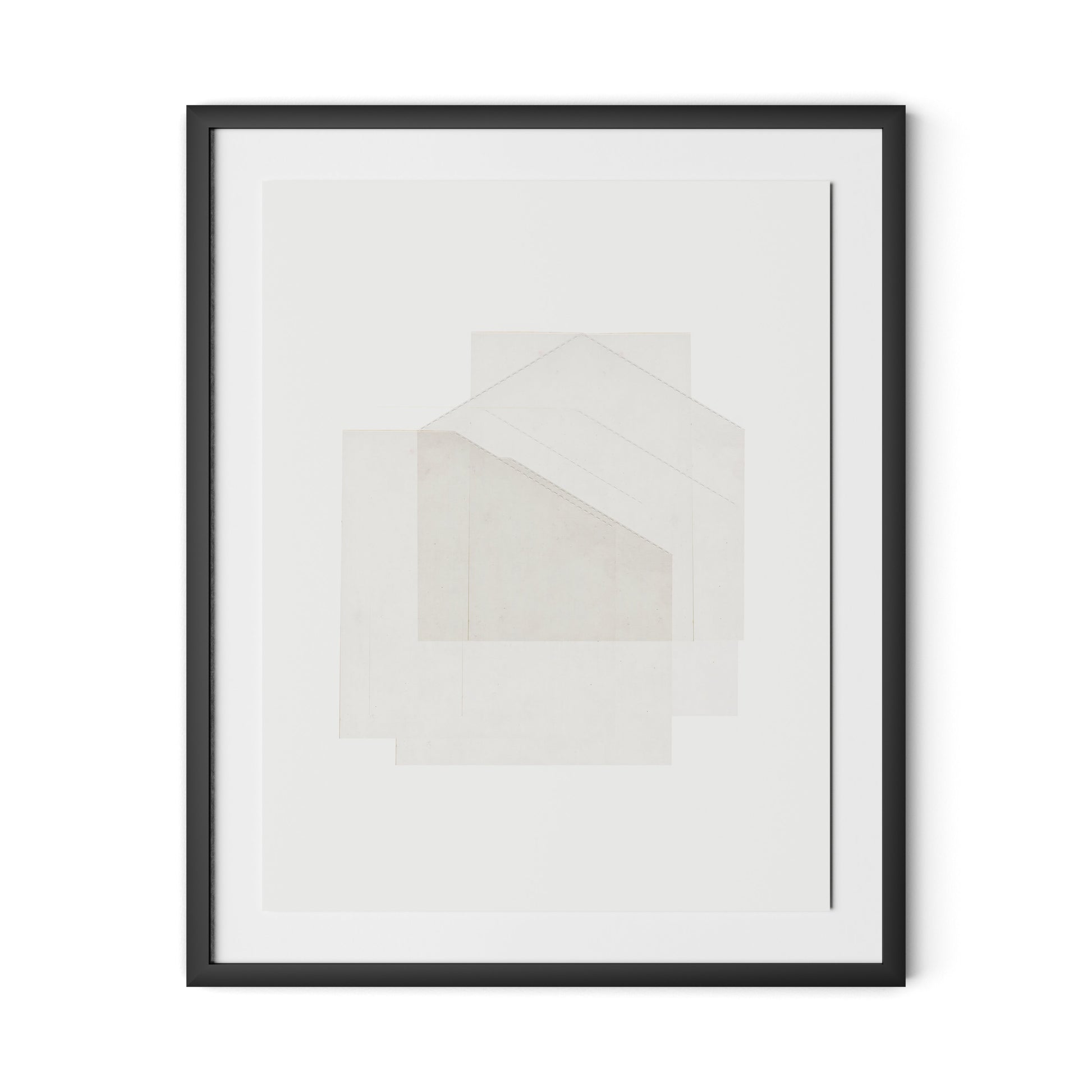 Box Framed Paper / 26 x 32 in / Black