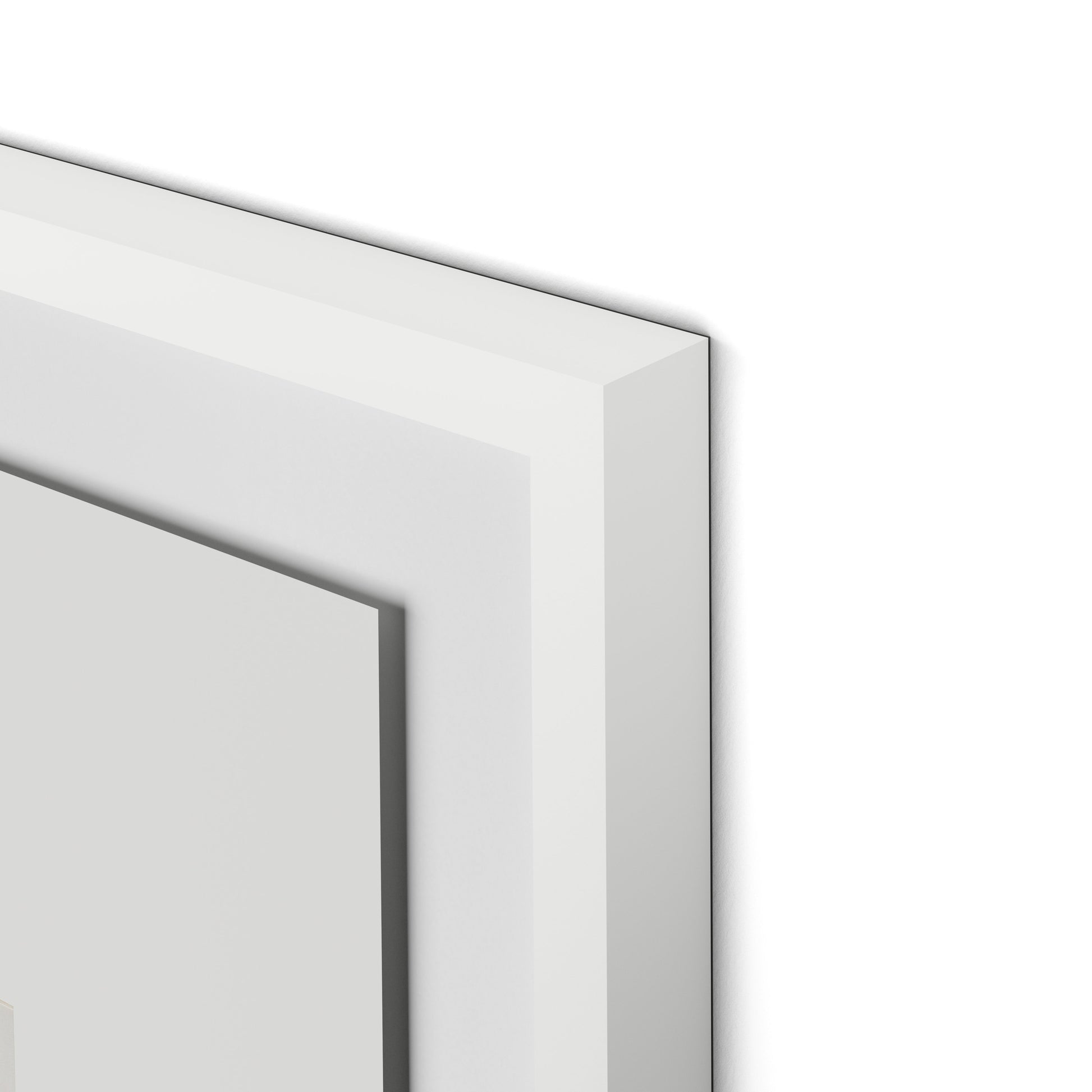 Box Framed Paper / 26 x 32 in / White