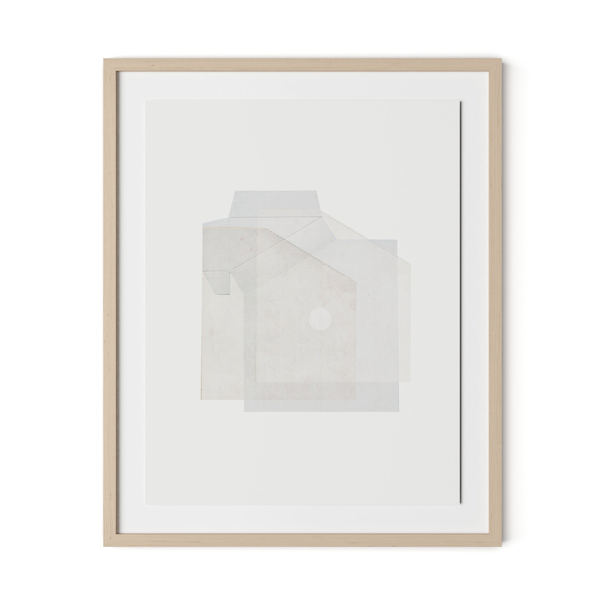 Box 2 Framed Paper / 26 x 32 in / Natural Maple