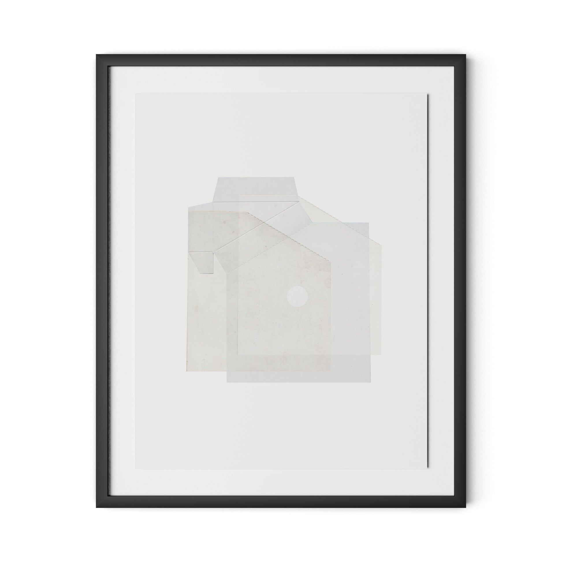 Box 2 Framed Paper / 26 x 32 in / Black
