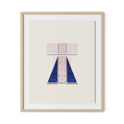 Structure Framed Paper / 26.5 x 32 in / Natural Maple