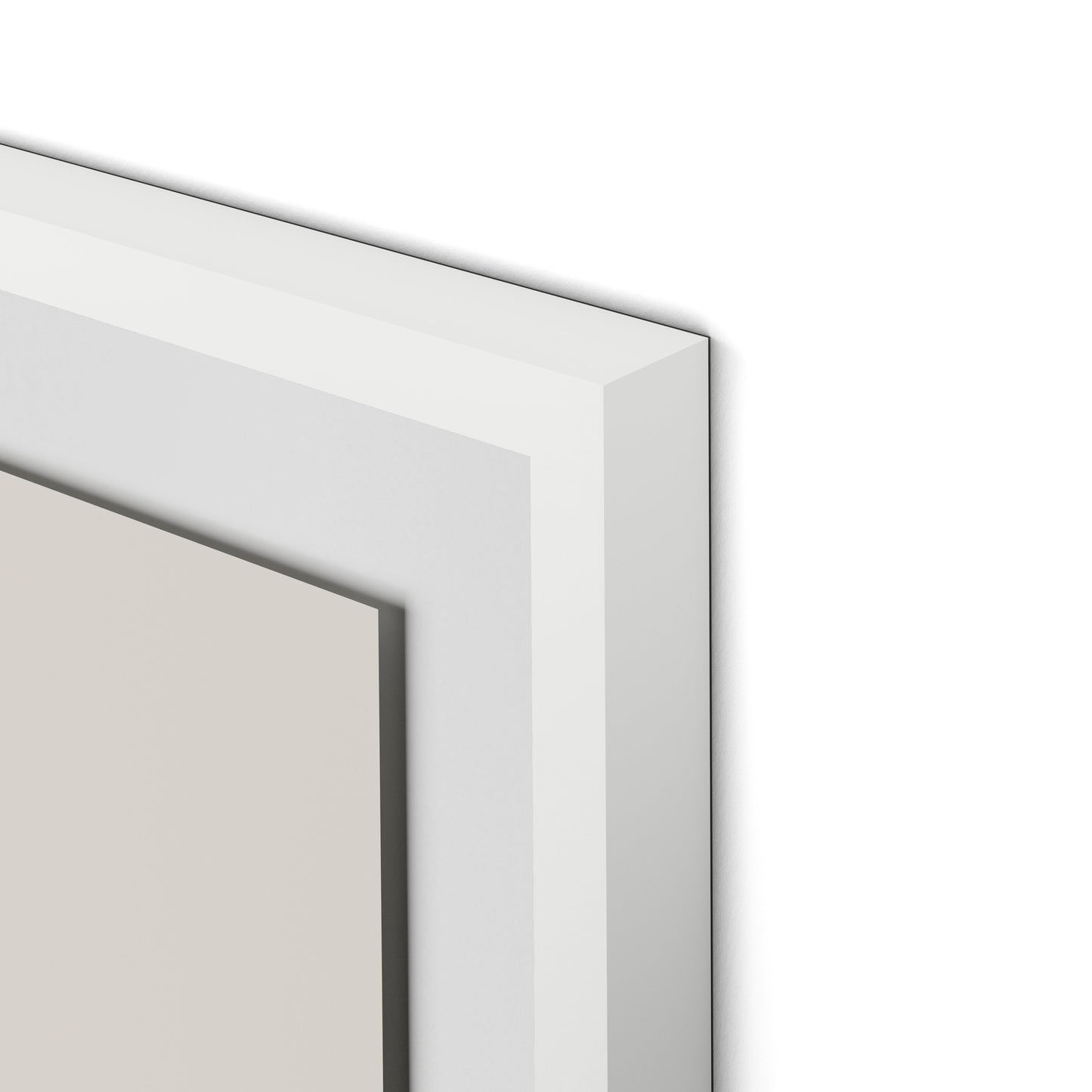 Structure 3 Framed Paper / 26.5 x 32 in / White