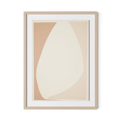 Drawing Closer Framed Paper / 24 x 32 in / Natural Maple