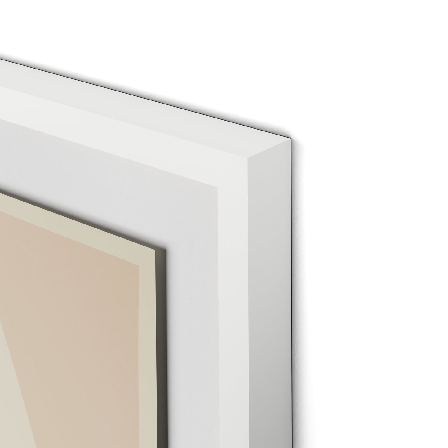 Drawing Closer Framed Paper / 24 x 32 in / White