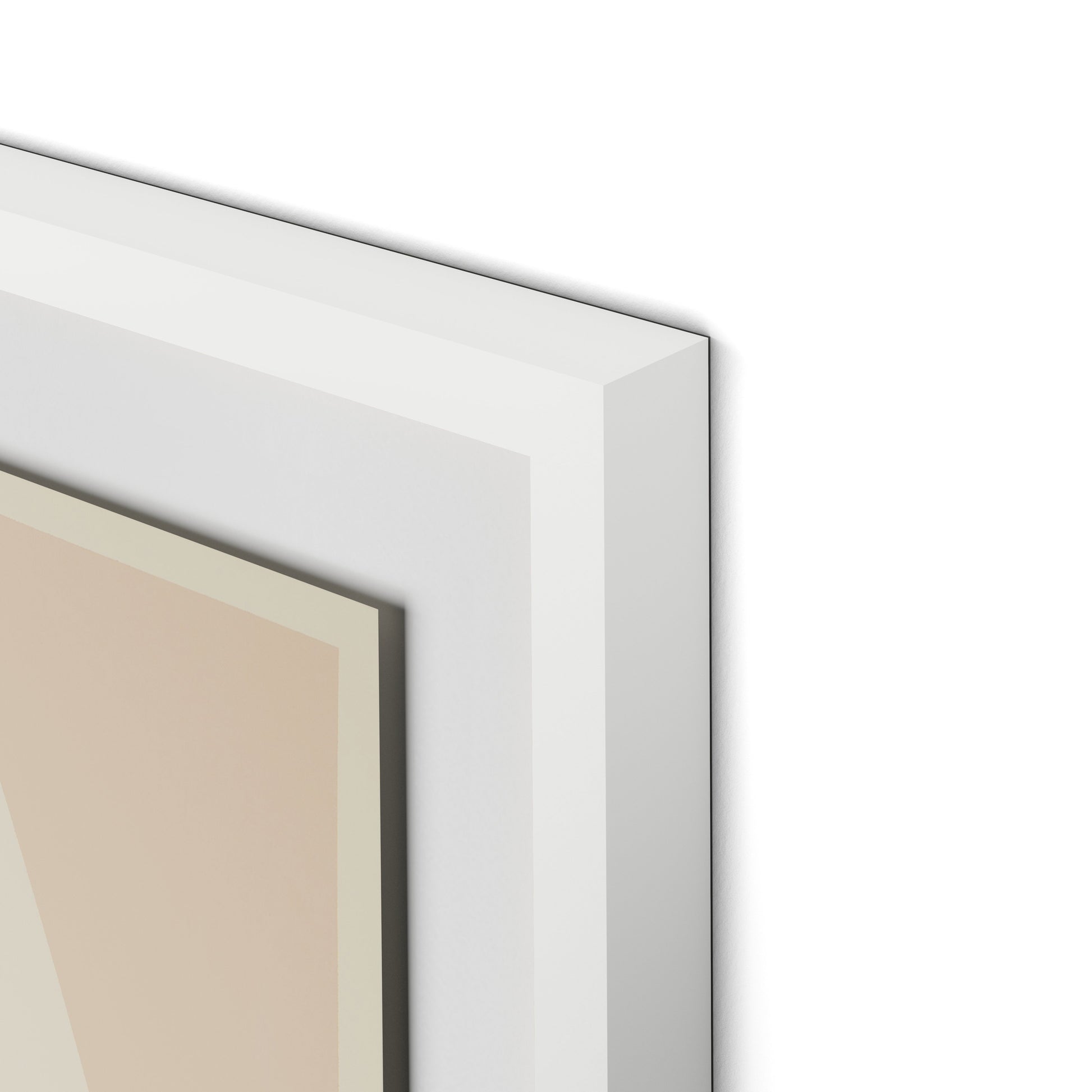 Drawing Closer Framed Paper / 24 x 32 in / White