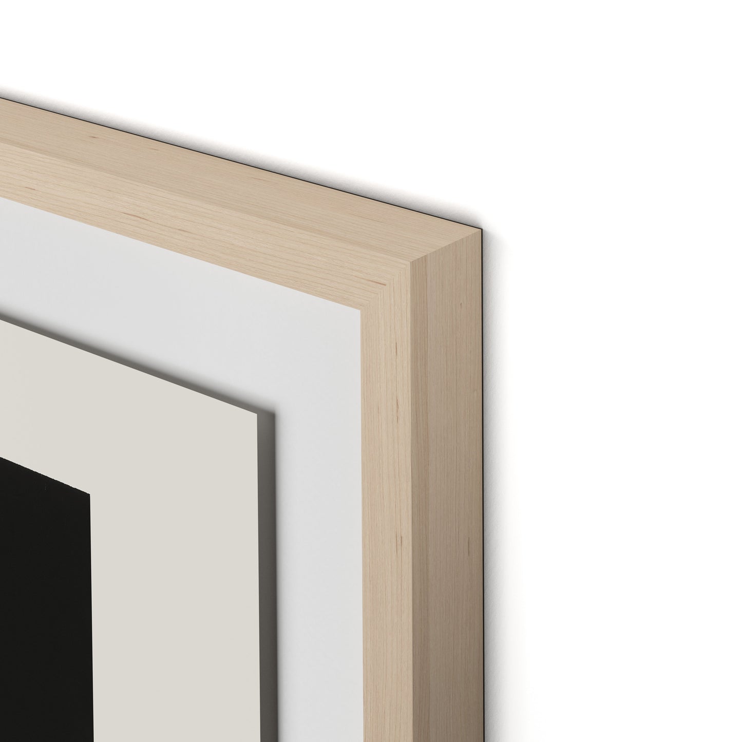 Touch Framed Paper / 20.5 x 32 in / Natural Maple