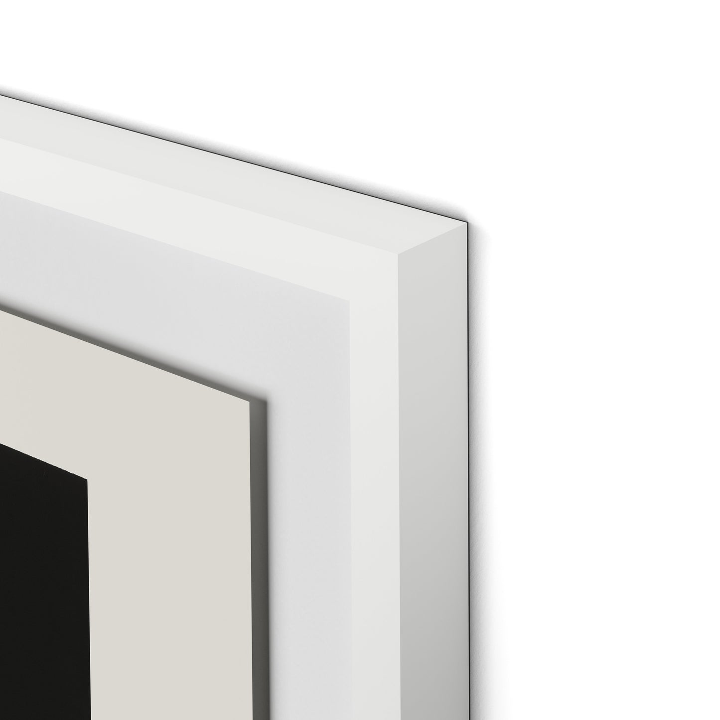 Touch Framed Paper / 20.5 x 32 in / White