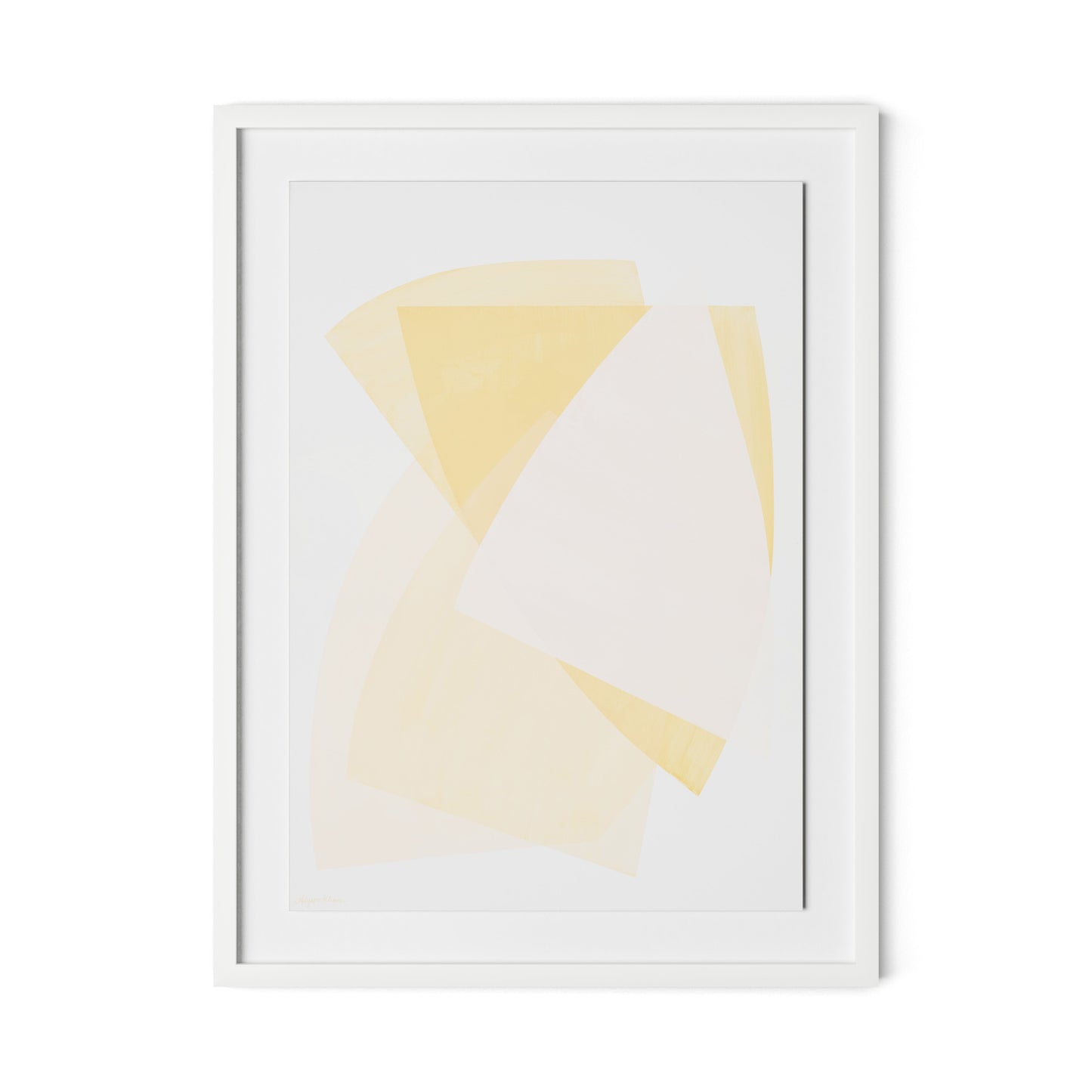 From Light to Light Framed Paper / 24 x 32 in / White