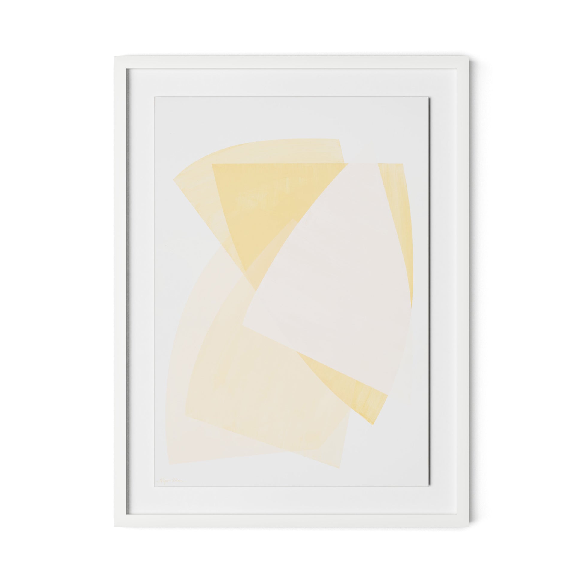 From Light to Light Framed Paper / 24 x 32 in / White