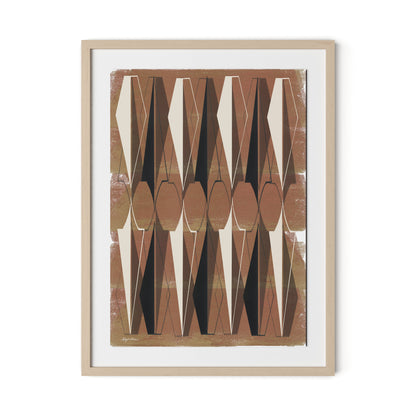 Ample Protection Framed Paper / 24 x 32 in / Natural Maple