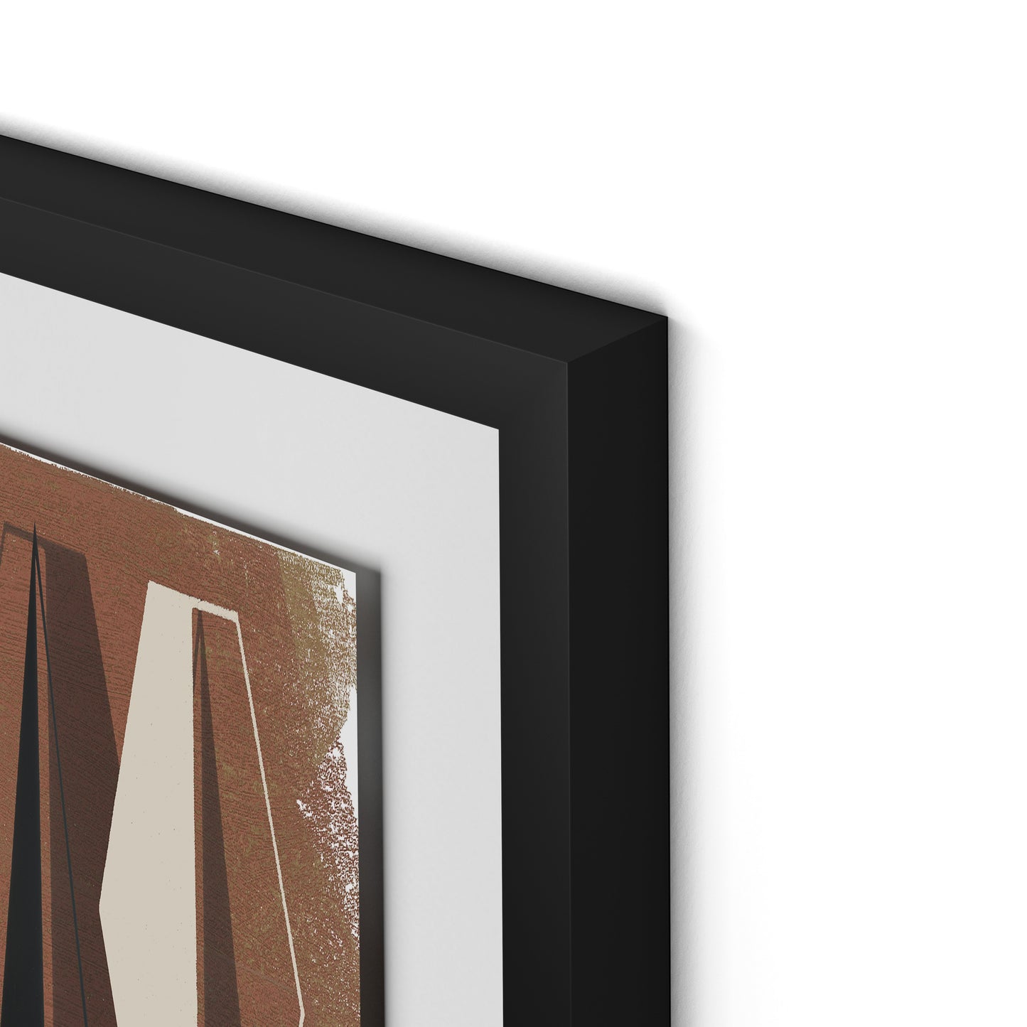Ample Protection Framed Paper / 24 x 32 in / Black