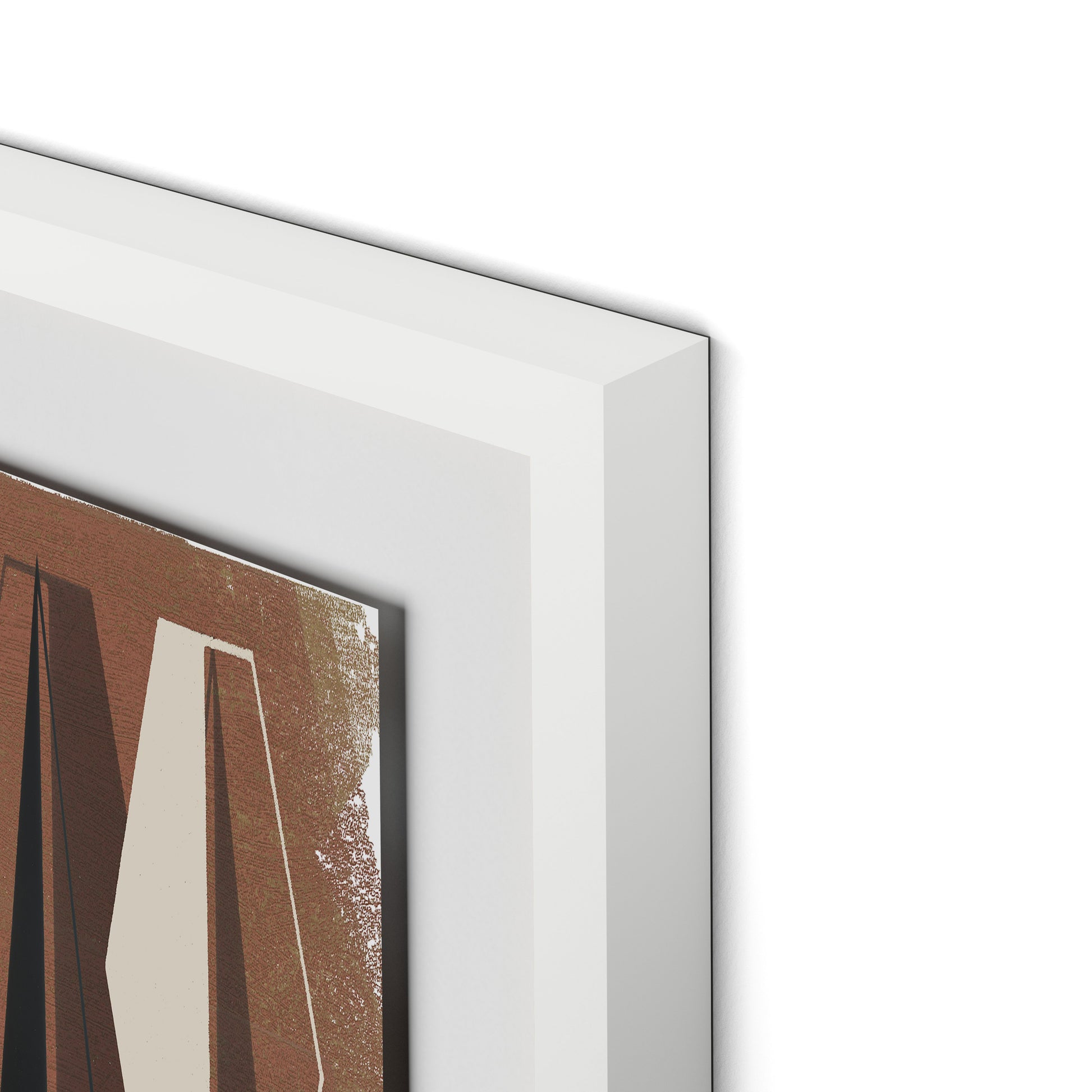 Ample Protection Framed Paper / 24 x 32 in / White