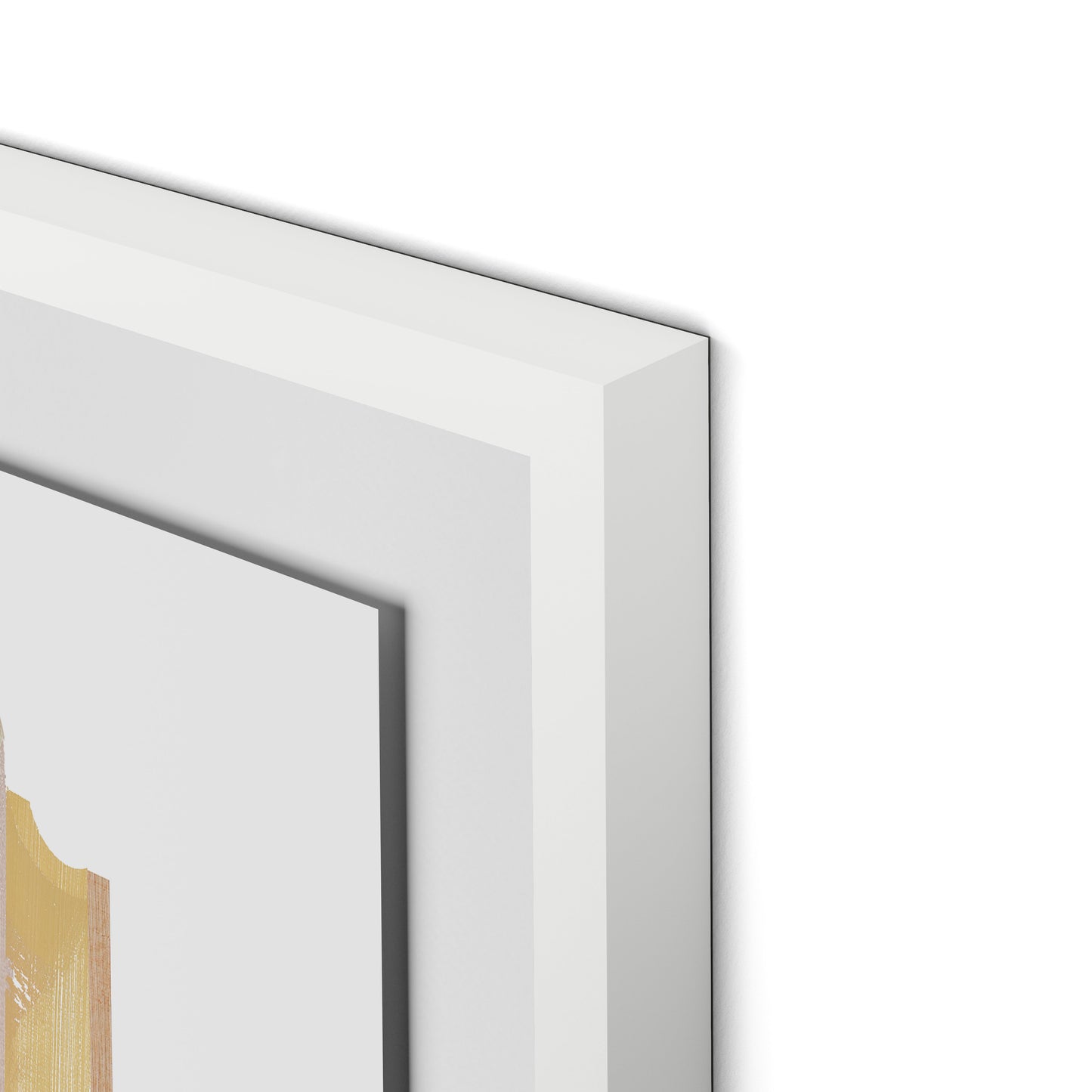 Shield III Framed Paper / 24 x 32 in / White