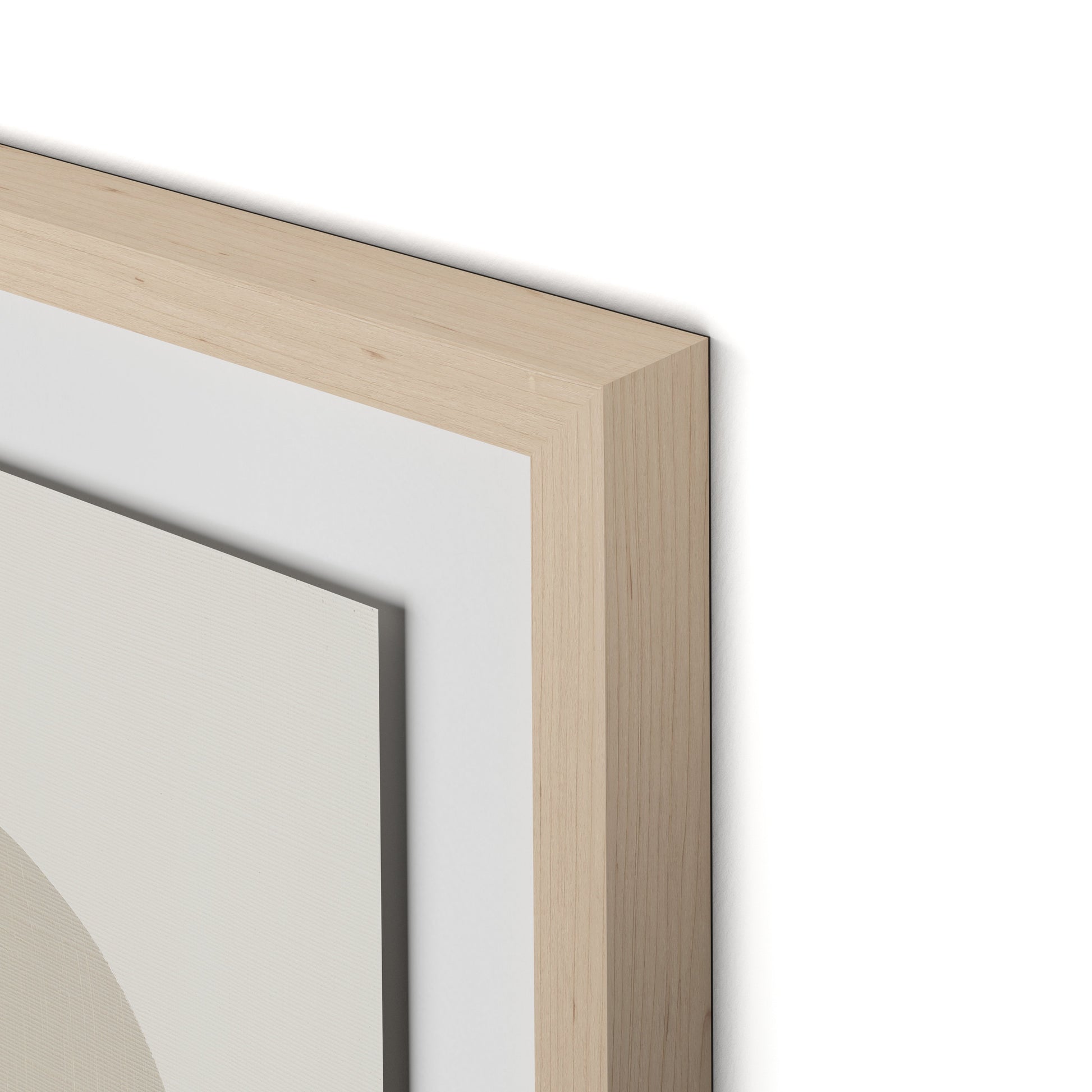 A Small Doorway Framed Paper / 26 x 32 in / Natural Maple