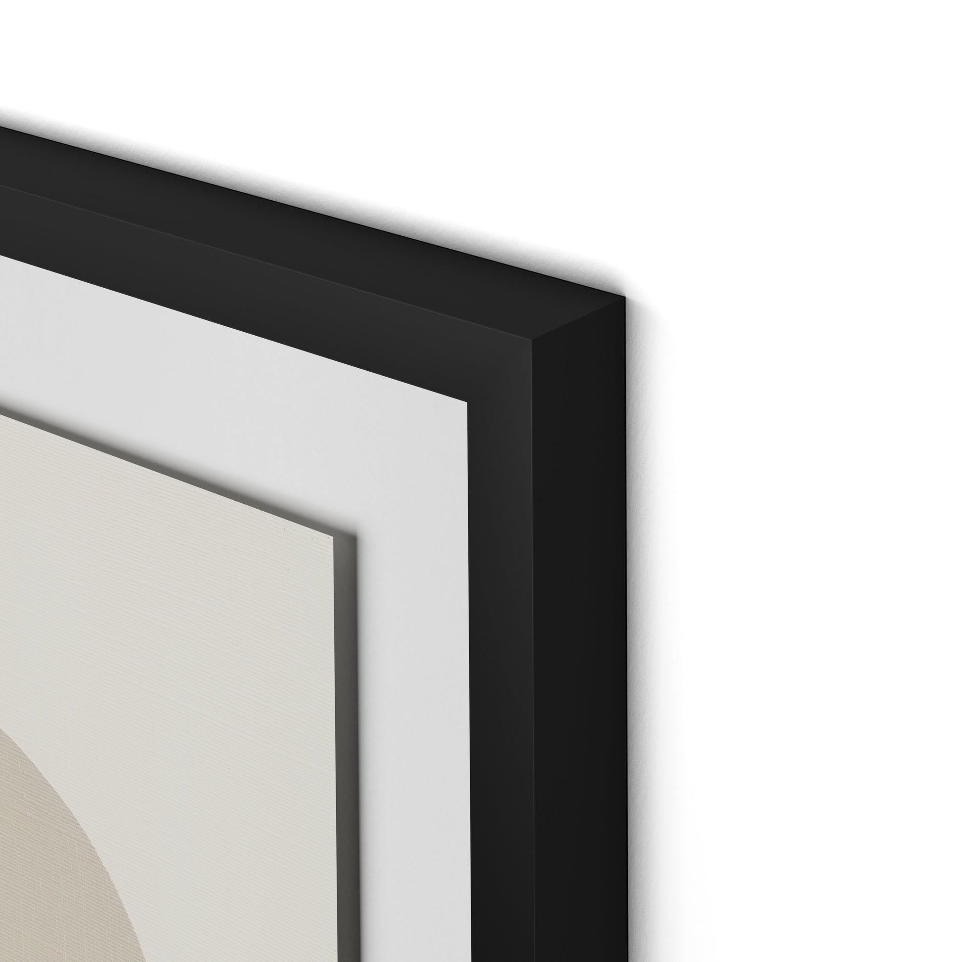 A Small Doorway Framed Paper / 26 x 32 in / Black
