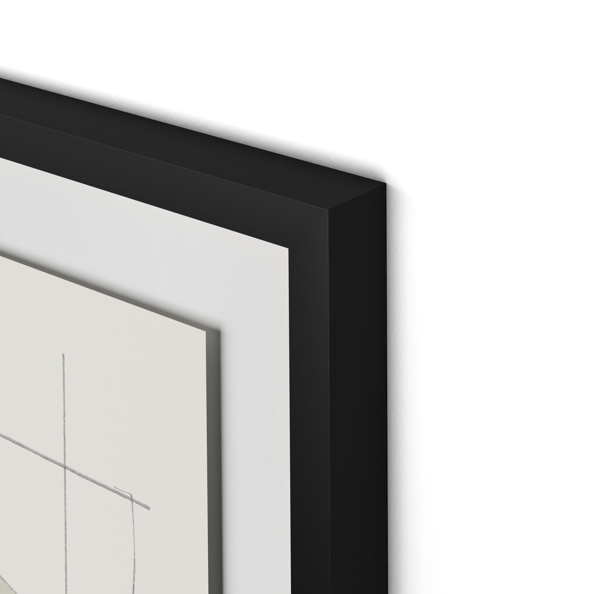 Catch Framed Paper / 24 x 32 in / Black