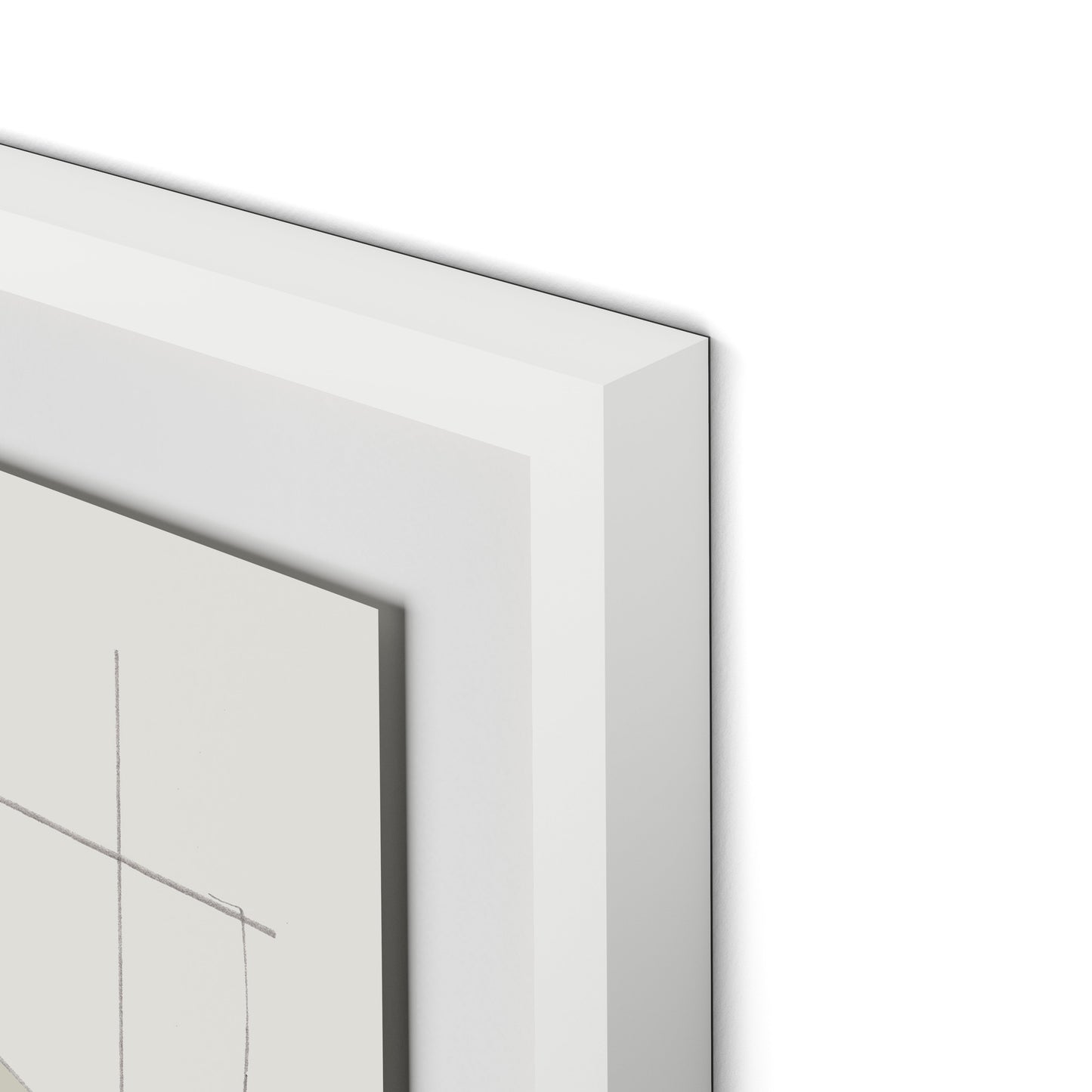 Catch Framed Paper / 24 x 32 in / White